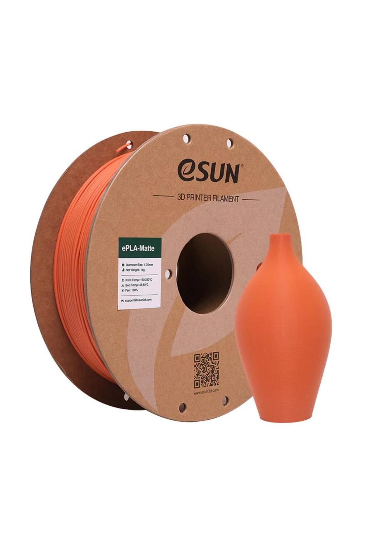 eSun - ePLA-Matte Filament 1.75mm Mandalina Turuncusu