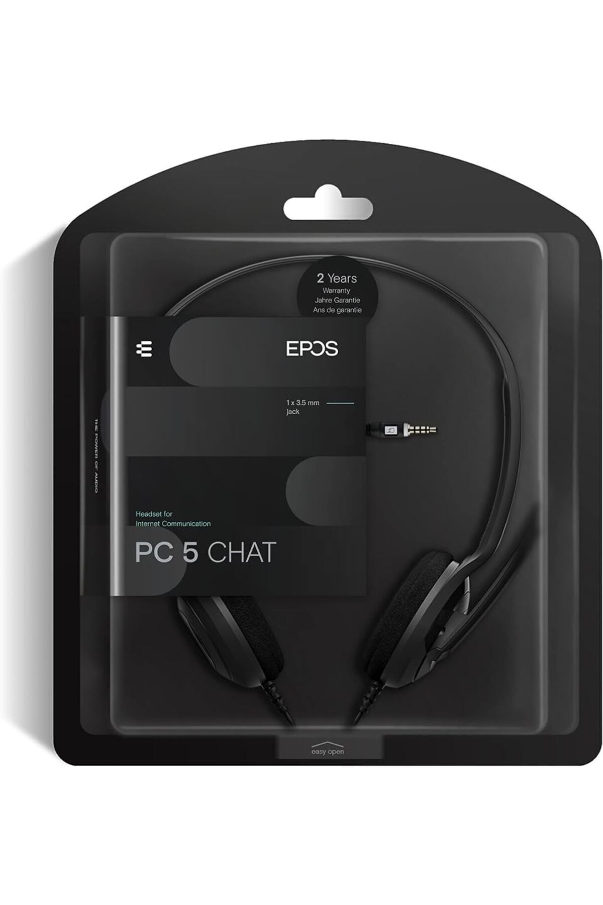 Sennheiser Epos Pc 5 Chat Siyah Çift Taraflı Kafa Üstü Voıp Kulaklık ( Türkiye Garantili)