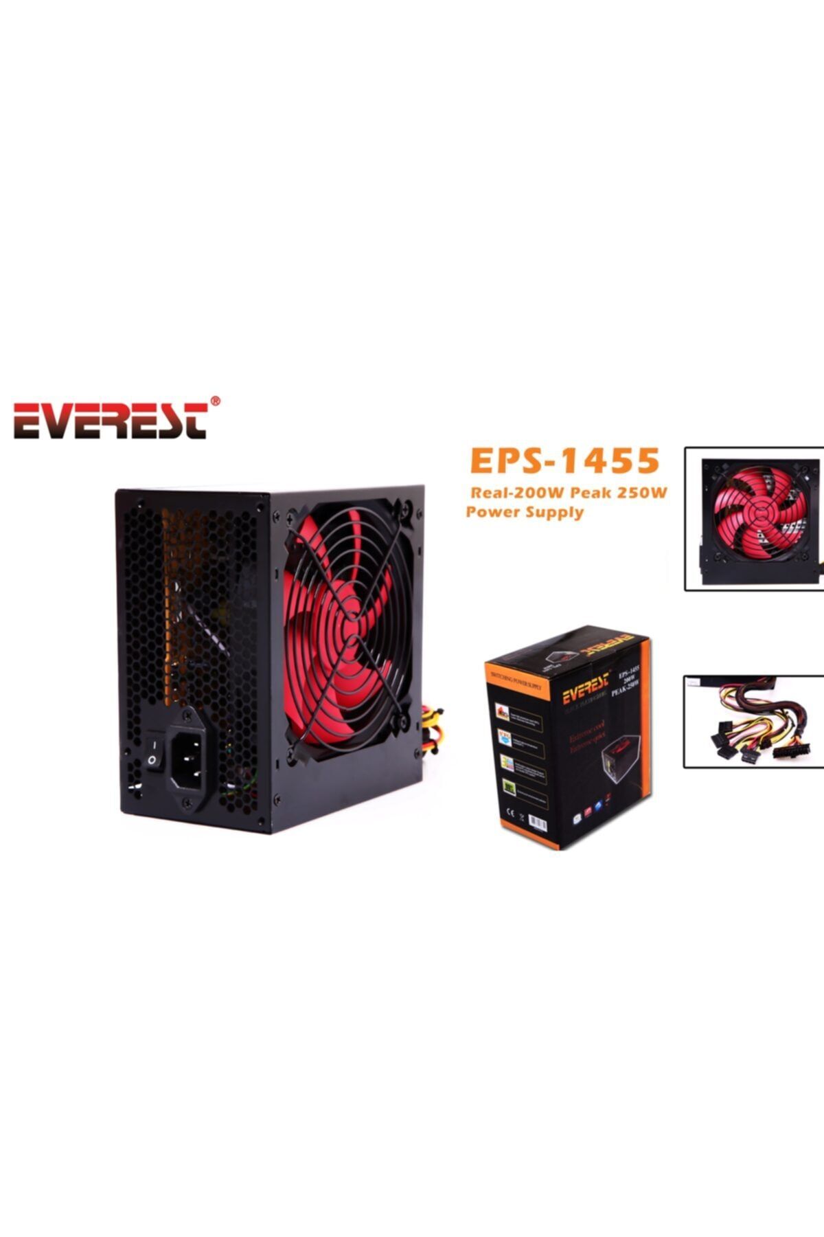 Everest Eps-1455 250w Power Supply Güç Kaynağı