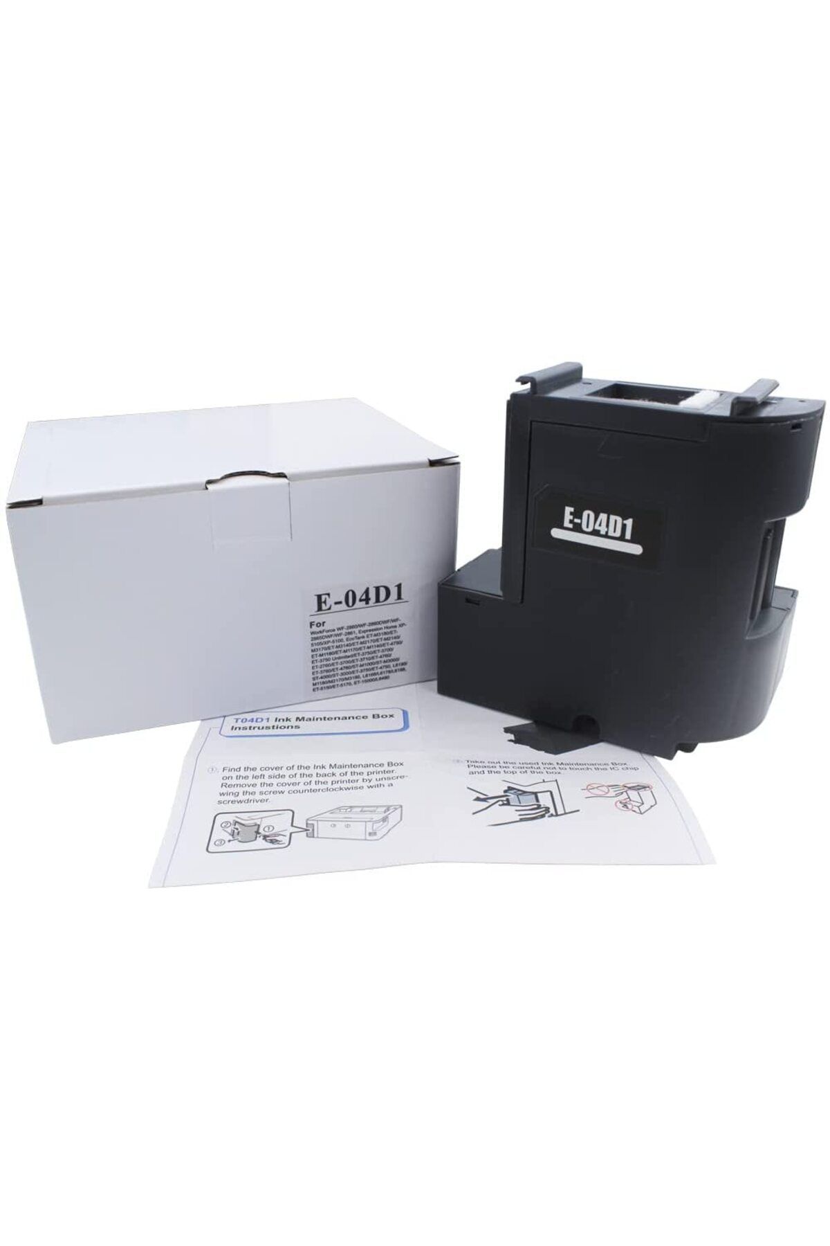 Baskistan Epson EcoTank M1180 Muadil Atık Mürekkep Kutusu T04D1 (C13T04D100)