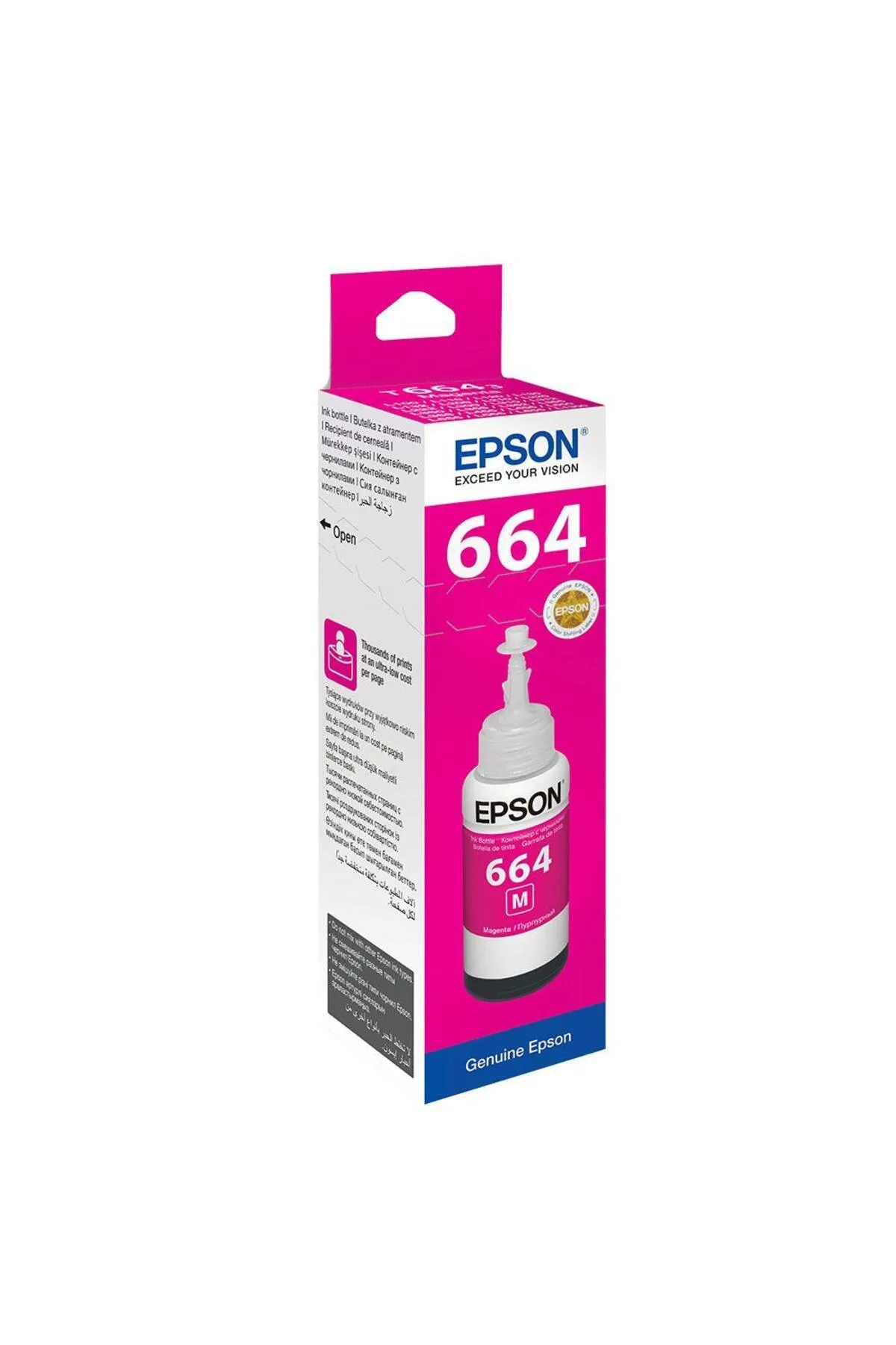 BLS STORE Epson T6643 Magenta Kırmızı Şişe Mürekkep T66434A