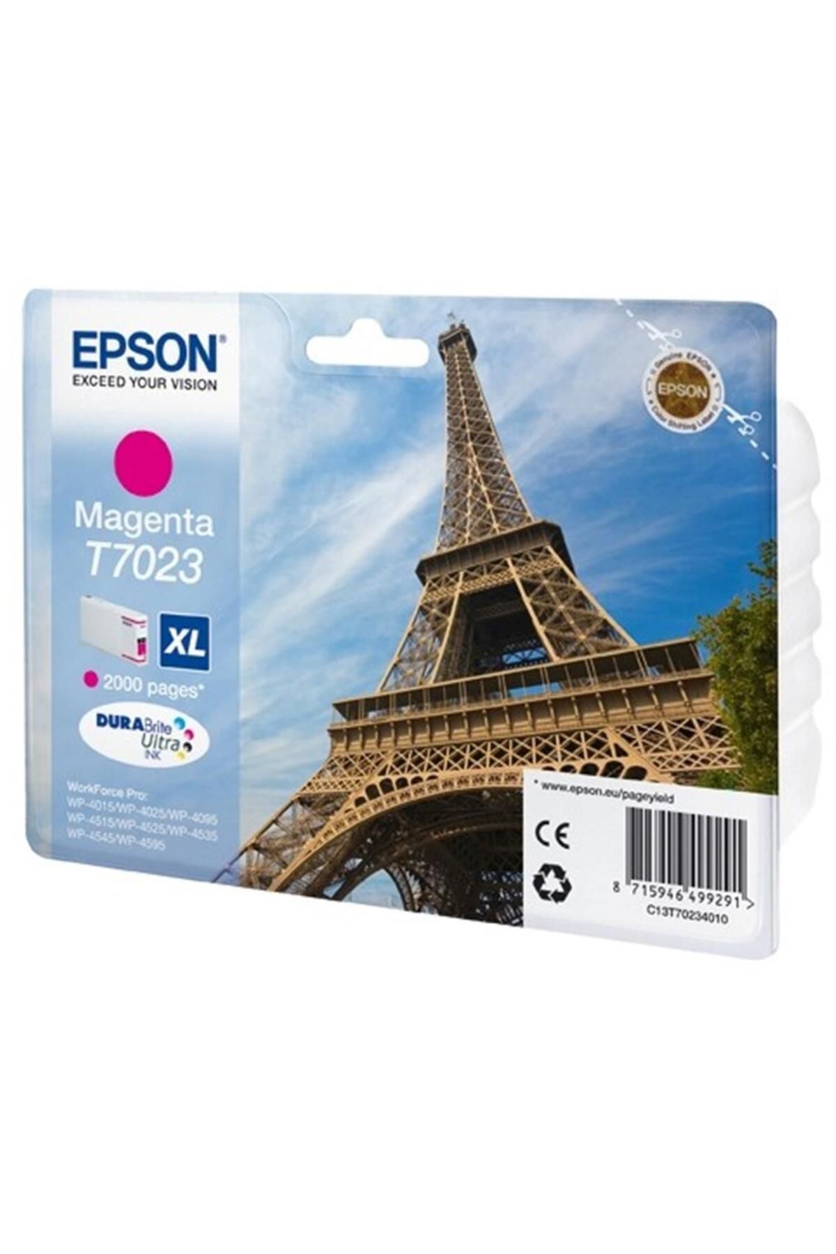 BLS STORE Epson T7023 Magenta Kırmızı 2.000 Sayfa Mürekkep Kartuş T70234010