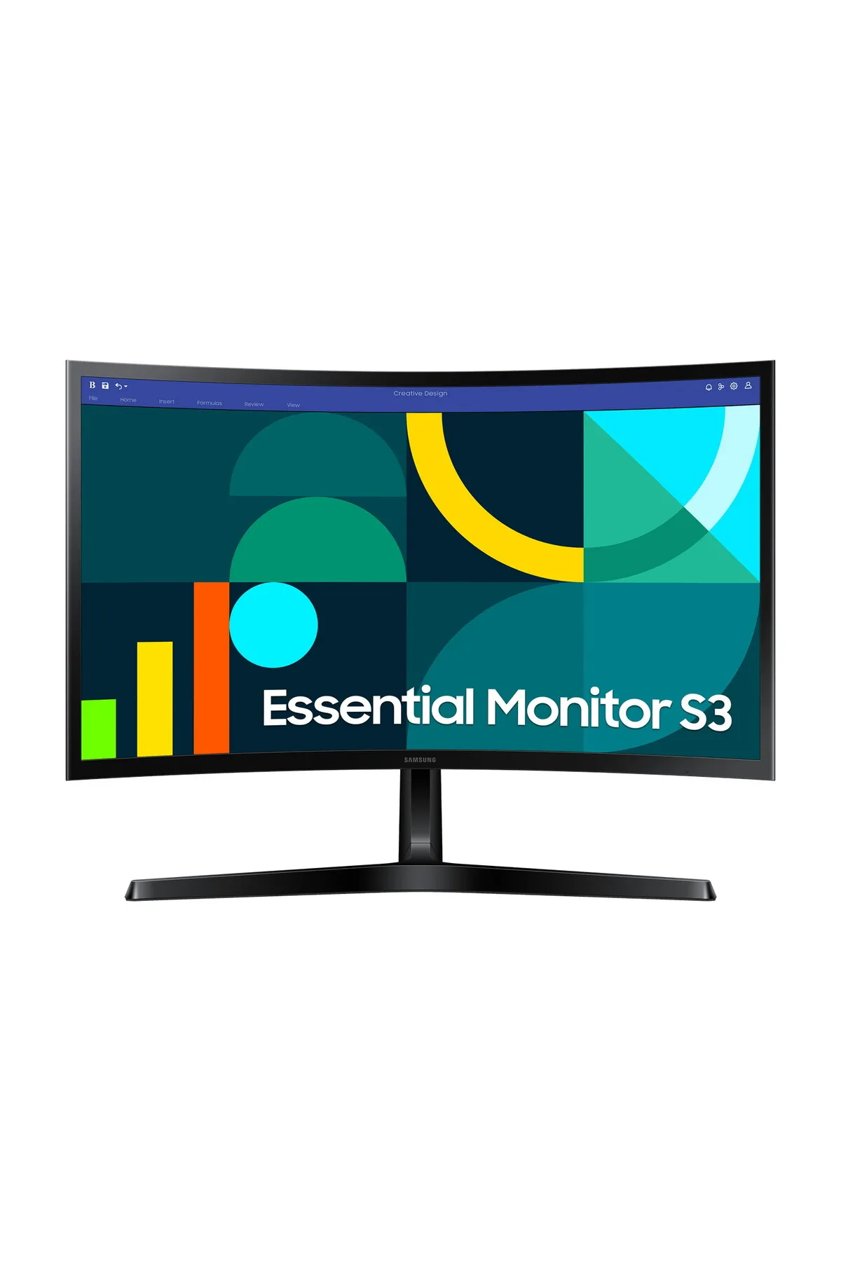 Samsung Essential S3 LS24D366GAUXUF  24" 4 MS 100 Hz Full HD Curved VA LED Monitör