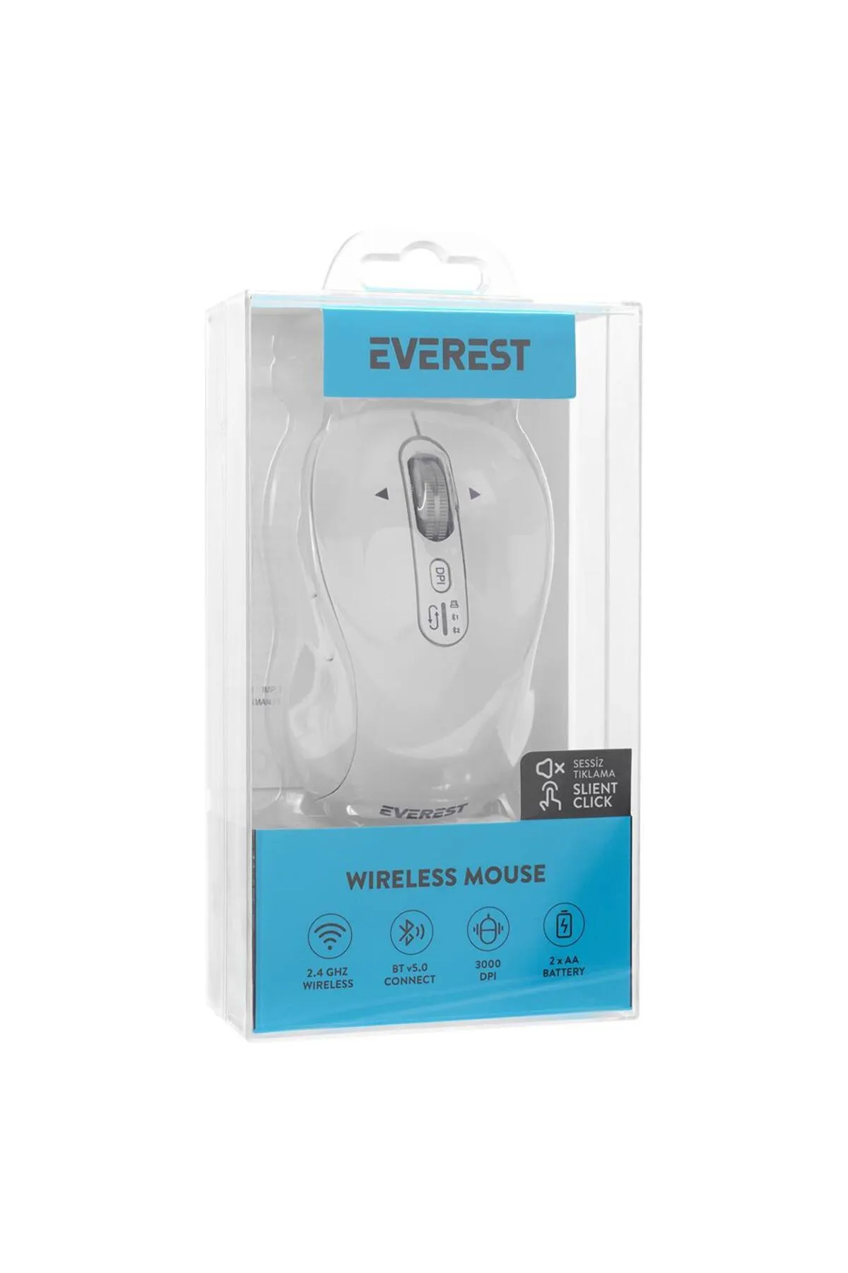 Everest ETERNAL Usb Beyaz 2.4Ghz Kablosuz Mouse