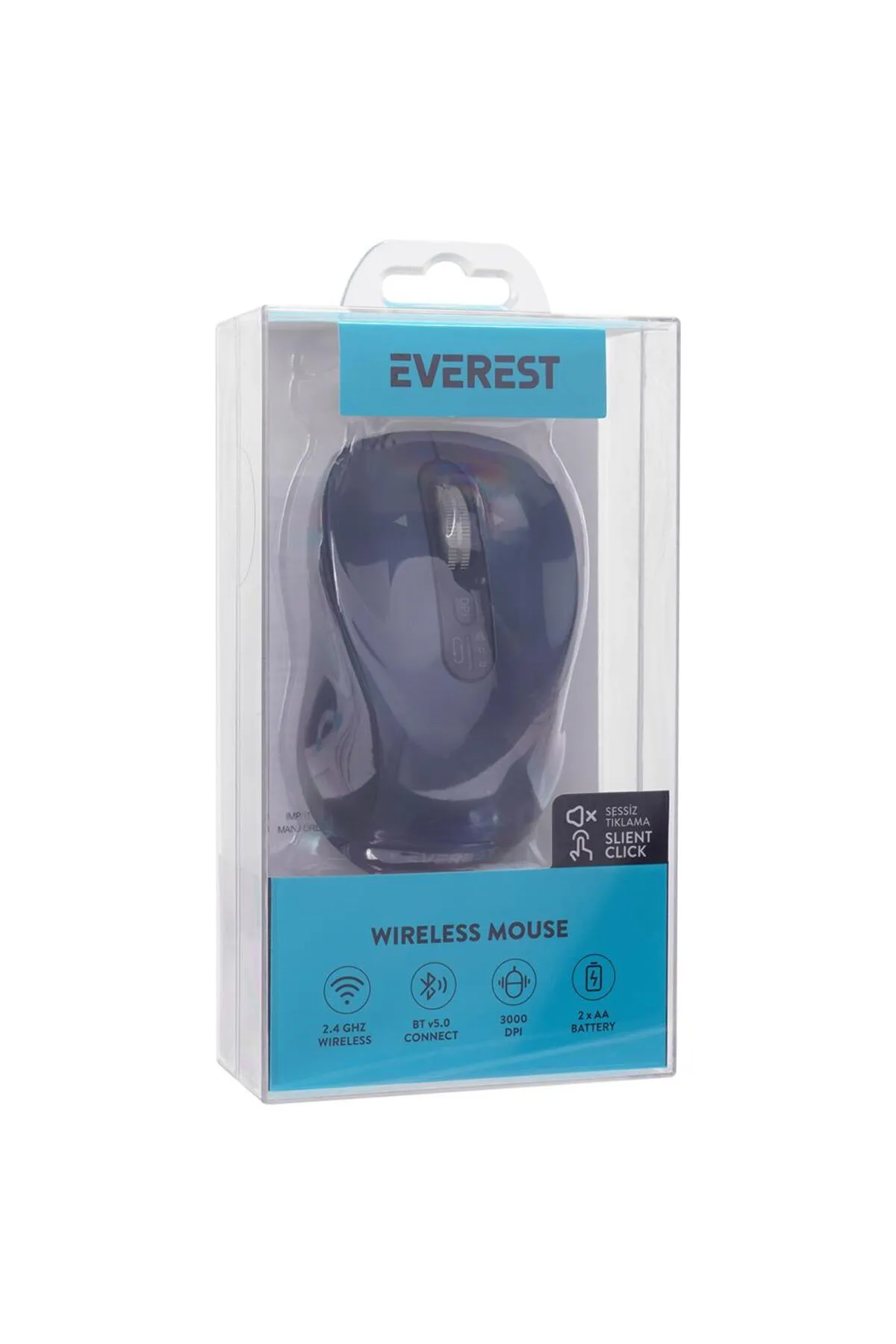 Everest ETERNAL Usb Siyah 2.4Ghz Kablosuz Mouse