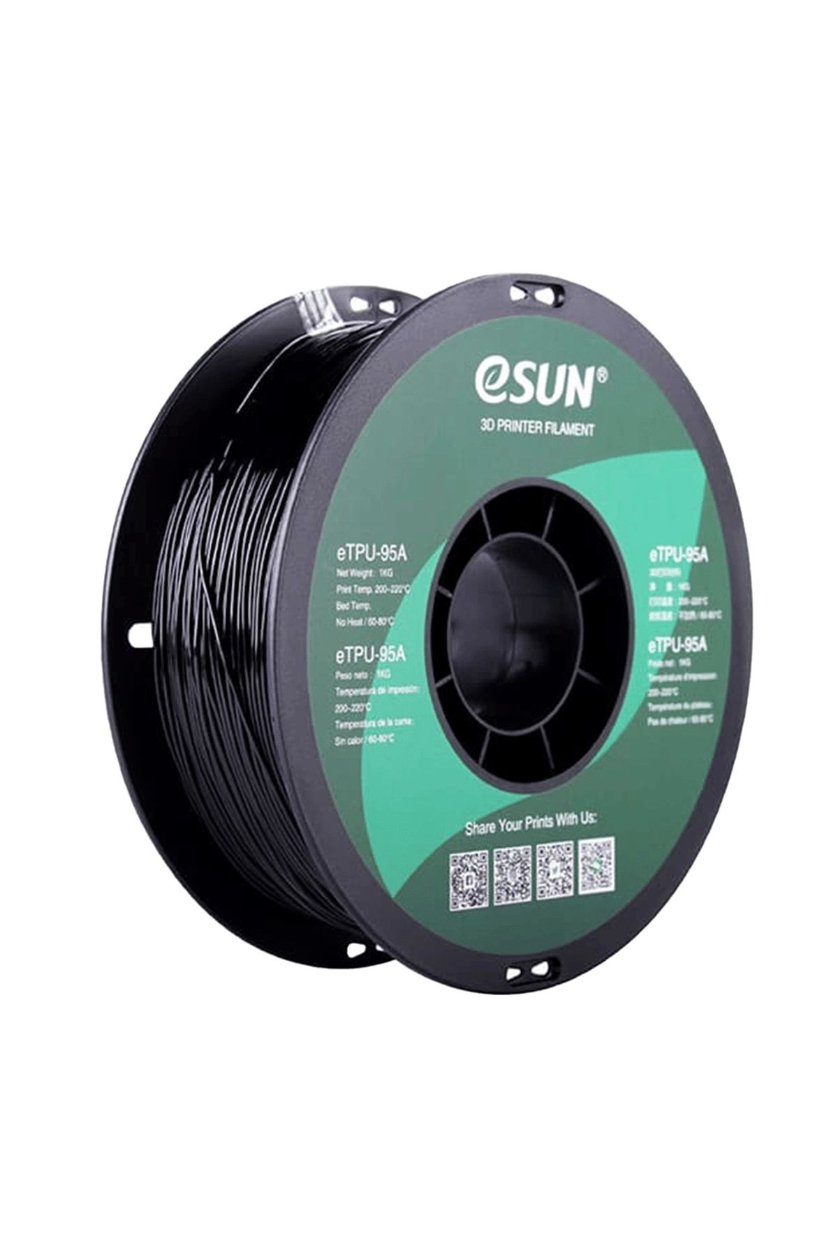 eSun Etpu-95a Filament Siyah