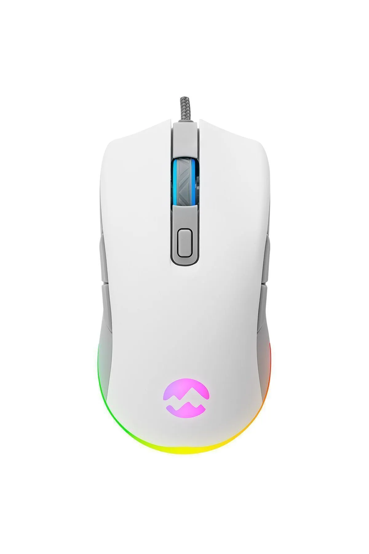 Everest Everest SGM-L1 LUMOS Beyaz/Gri 6400dpi RGB Makrolu Gaming Oyuncu Mouse