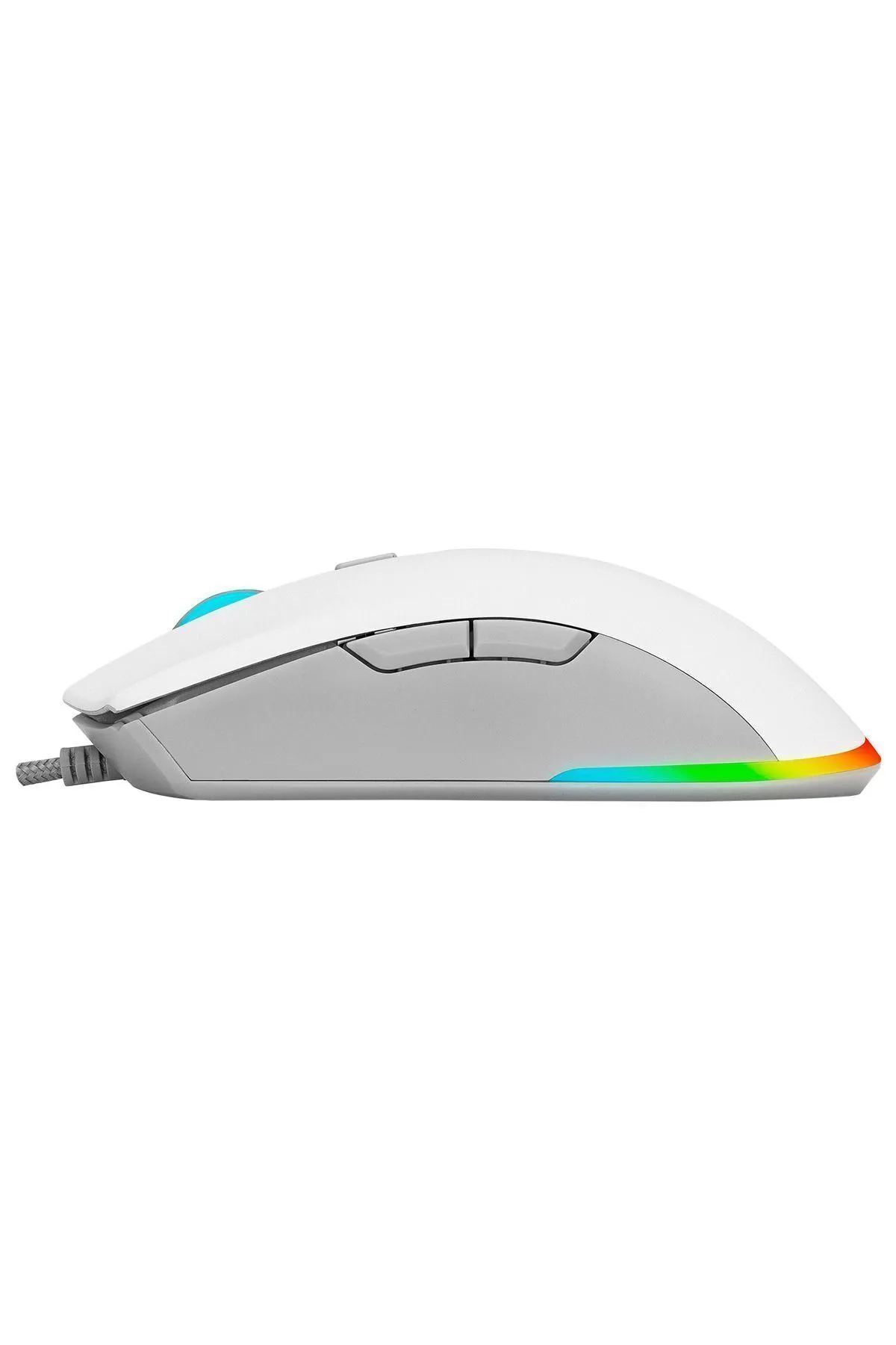 Everest Everest SGM-L1 LUMOS Beyaz/Gri 6400dpi RGB Makrolu Gaming Oyuncu Mouse