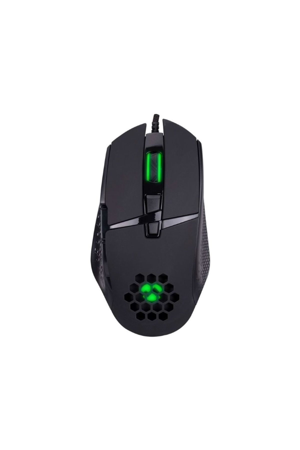 BYRK AKSESUAR Everestt Rage-x1 Usb Siyah 8 Tuşlu Led Işıklı 6400dpi Gaming Oyuncu Mouse