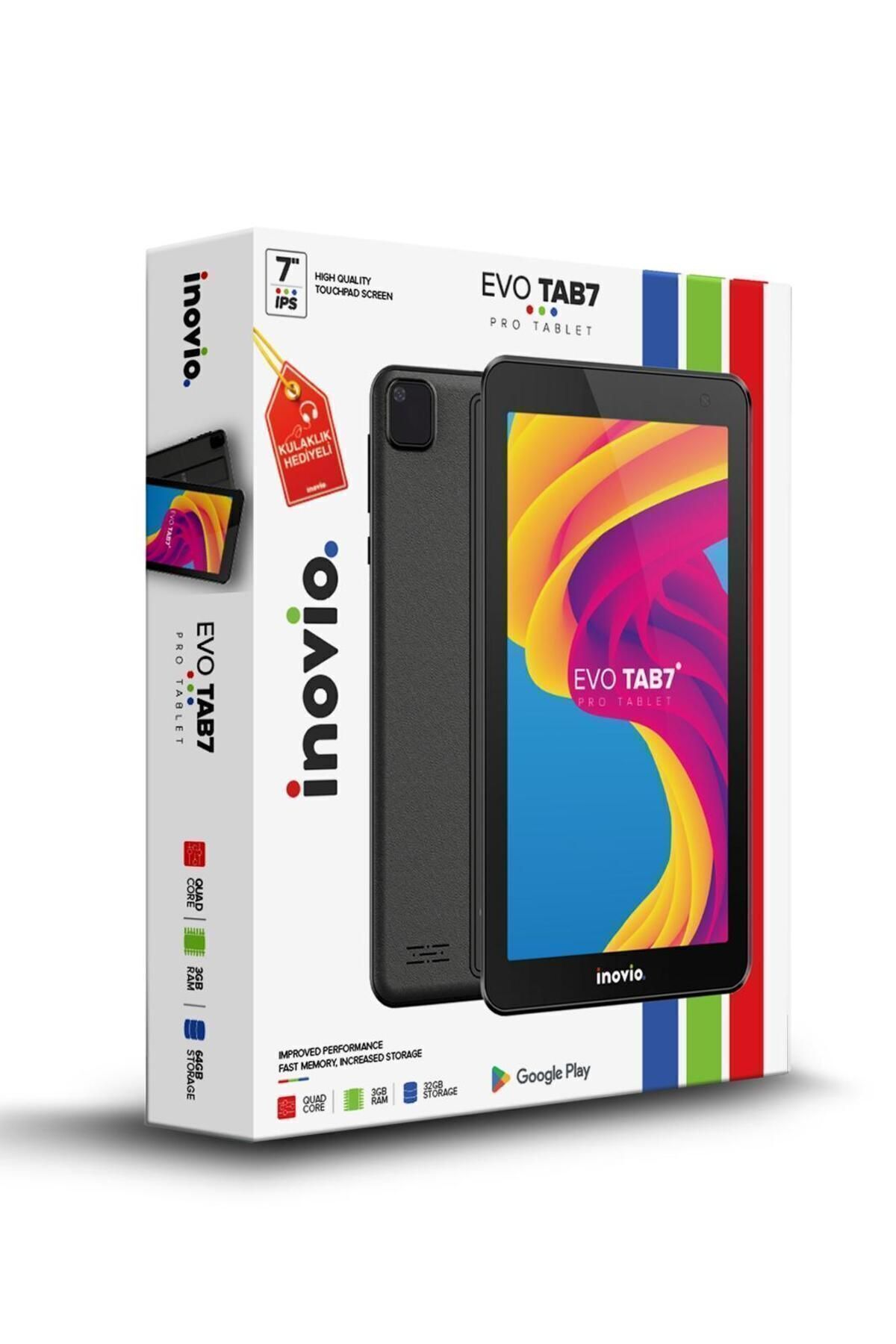 İNOVİO EVO TAB 7 3GB RAM 32GB HAFIZA 7 İNÇ Uyumlu