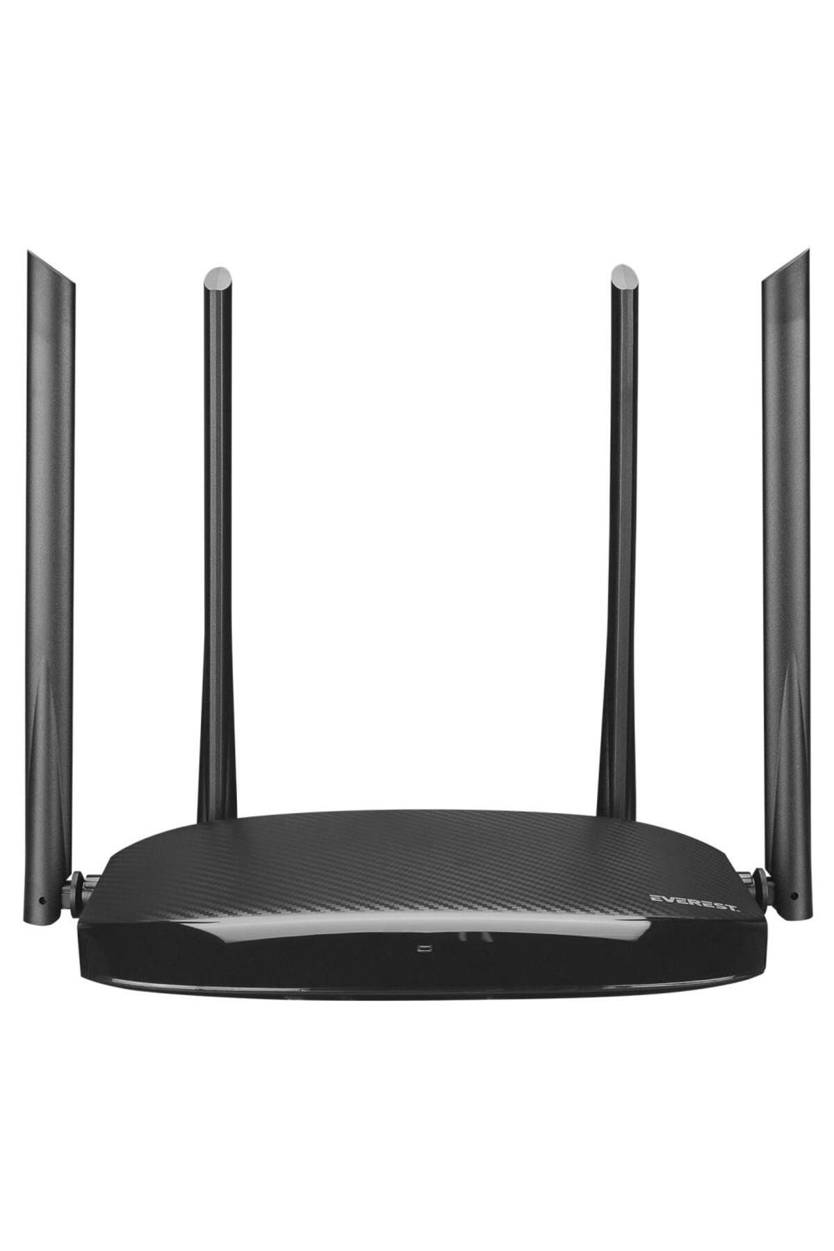 Everest EWR-AC5-V3 AC1200Mbps DualBand 4-6dBi Anten WISP+AP+Repeater Destekli Kablosuz Wifi Router