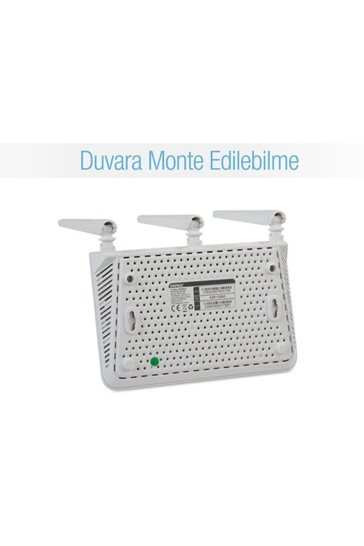 Everest EWR-F303 2.4GHz 300Mbps 1Wan + 3Lan Portlu Wireless Router (Modem Değildir)