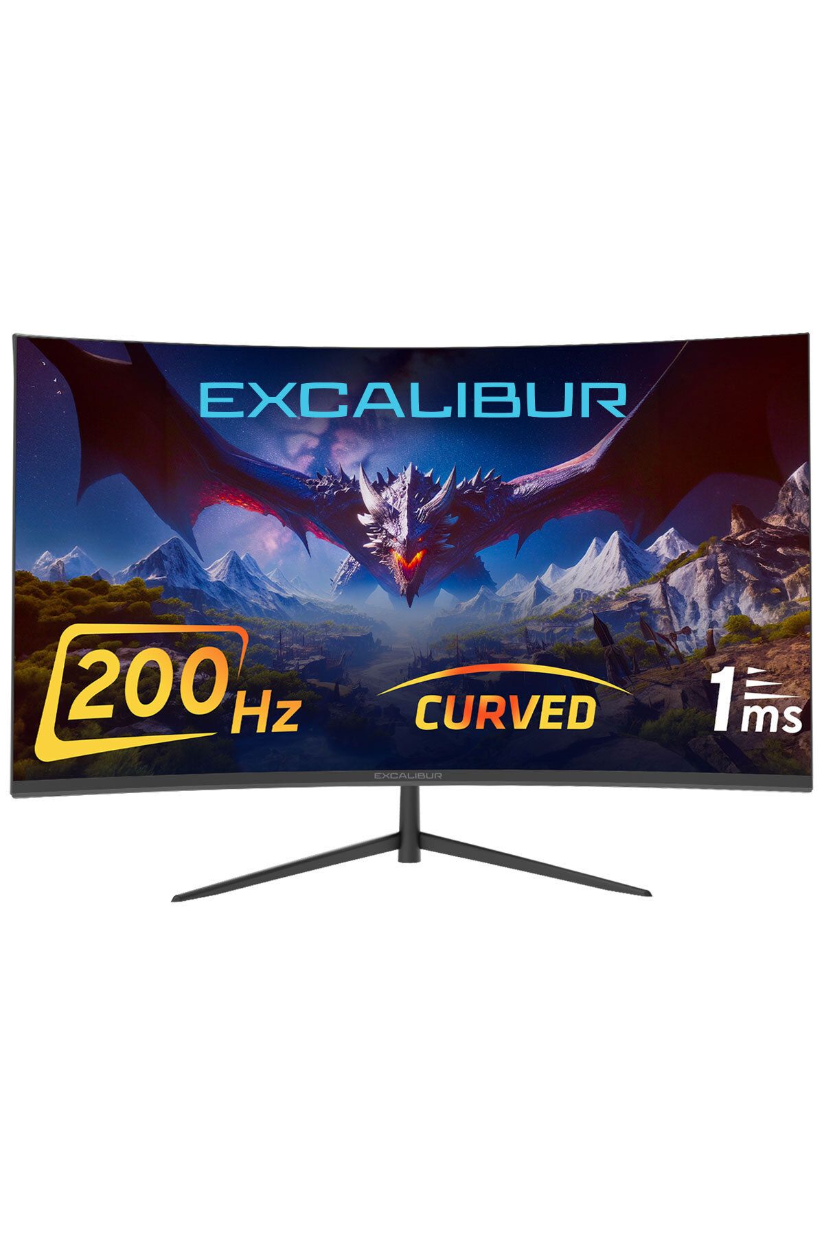 Casper Excalibur M.E238FHD-G 23.8" 200HZ 1MS 300NIT (HDMI+DISPLAY)CURVED FREESYNC+G-SYNC LED OYUNCU MONİTÖR