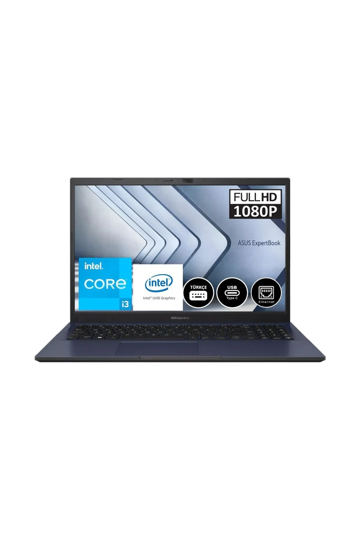 Asus Expertbook Intel Core I3-1215U 16GB 256 SSD 15.6"FHD Free Dos B1502CBA-I38512B0D02