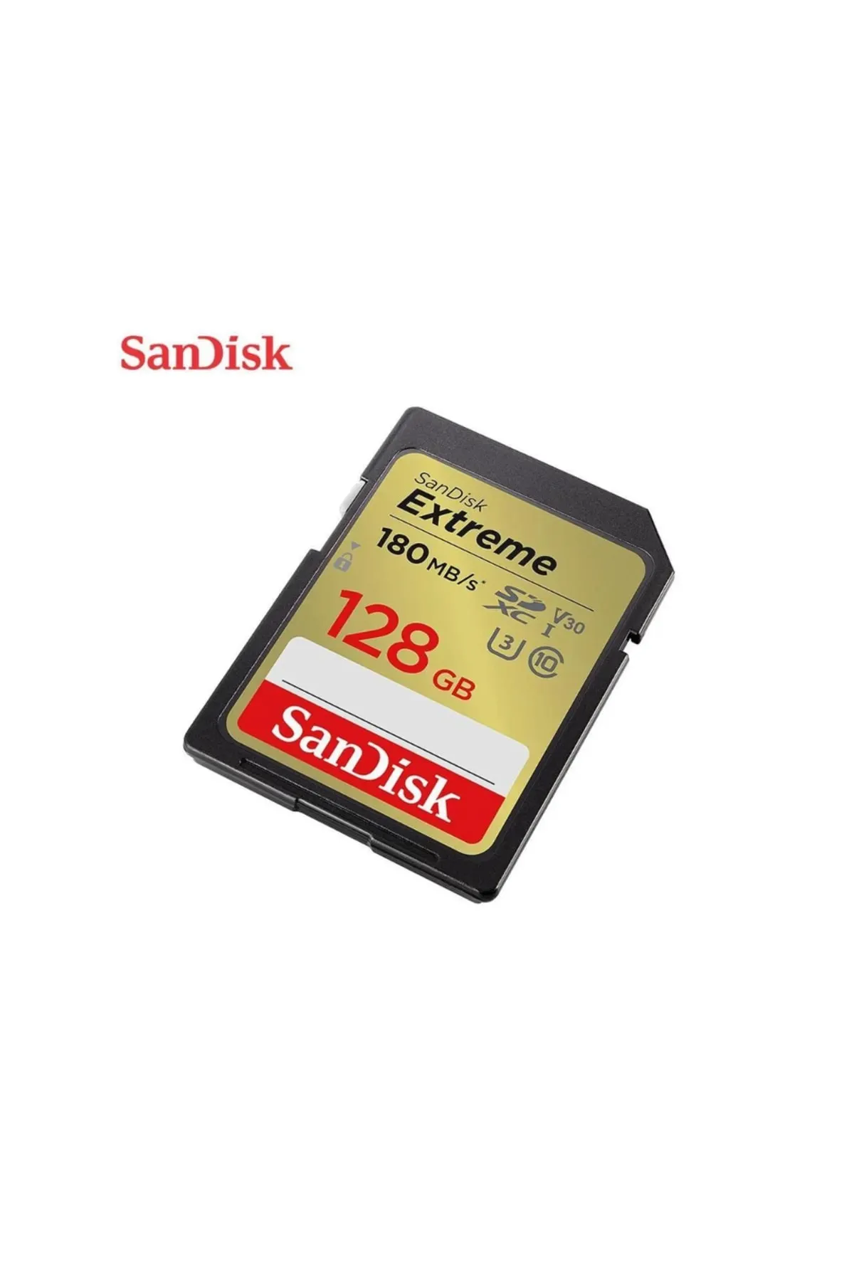 Sandisk Extreme 128gb 180mb/s Sd Uhs-ı 4k Uhd Hafıza Kartı Sdsdxva-128g-gncın