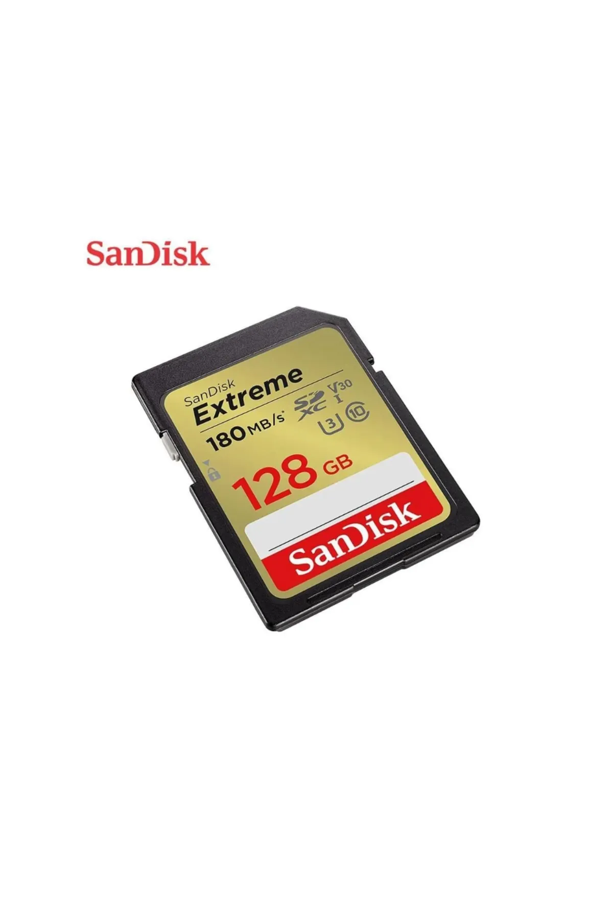 Sandisk Extreme 128gb 180mb/s Sd Uhs-ı 4k Uhd Hafıza Kartı Sdsdxva-128g-gncın