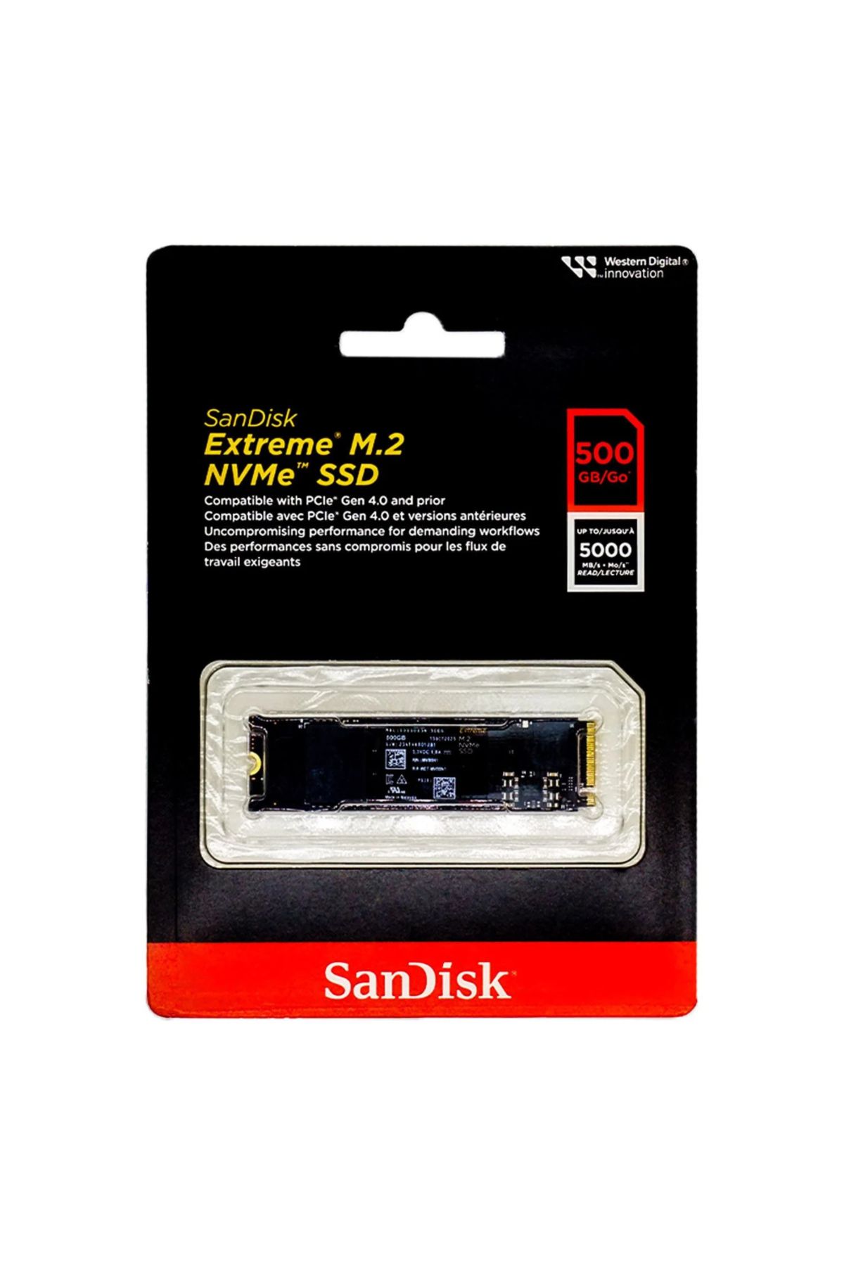 Sandisk Extreme 500gb 5000mb-4000mb/s M.2 Pcıe Gen 4.0 Nvme Ssd Sdssdx3n-500g-g26