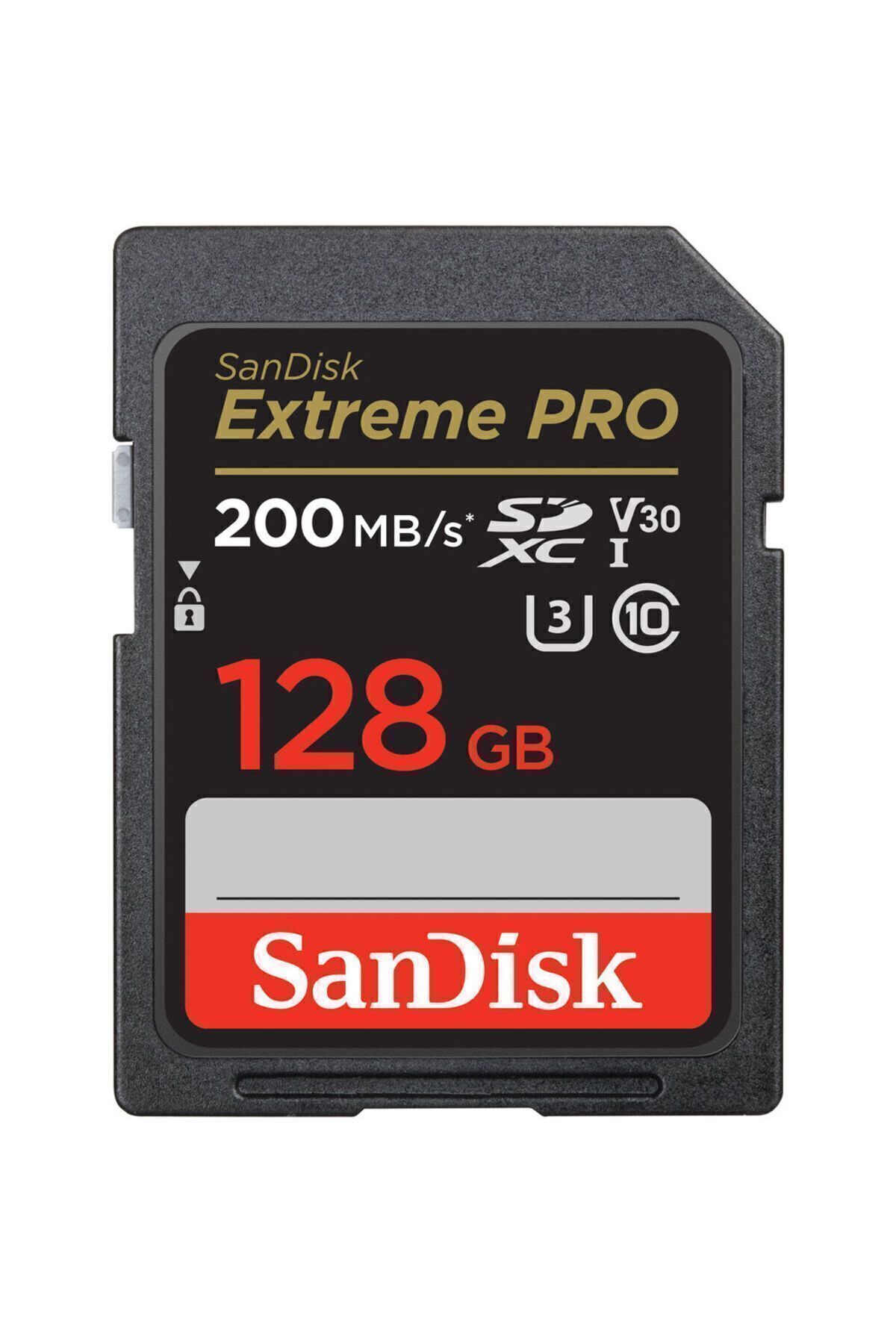 Sandisk Extreme Pro 128gb 200/90mb/s Sdxc V30 Uhs-ı U3 Hafıza Kartı Sdsdxxd-128g-gn4ın