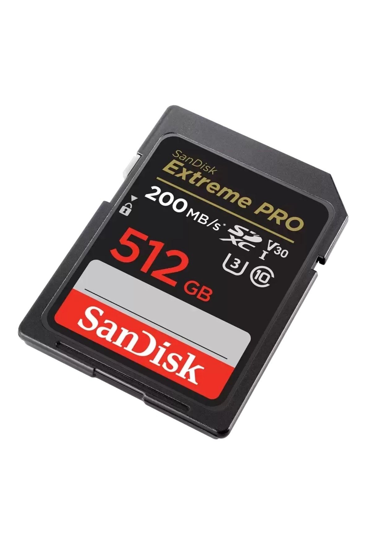 Sandisk Extreme Pro 512gb 200/140mb/s Sdxc V30 Uhs-ı U3 Hafıza Kartı Sdsdxxd-512g-gn4ın