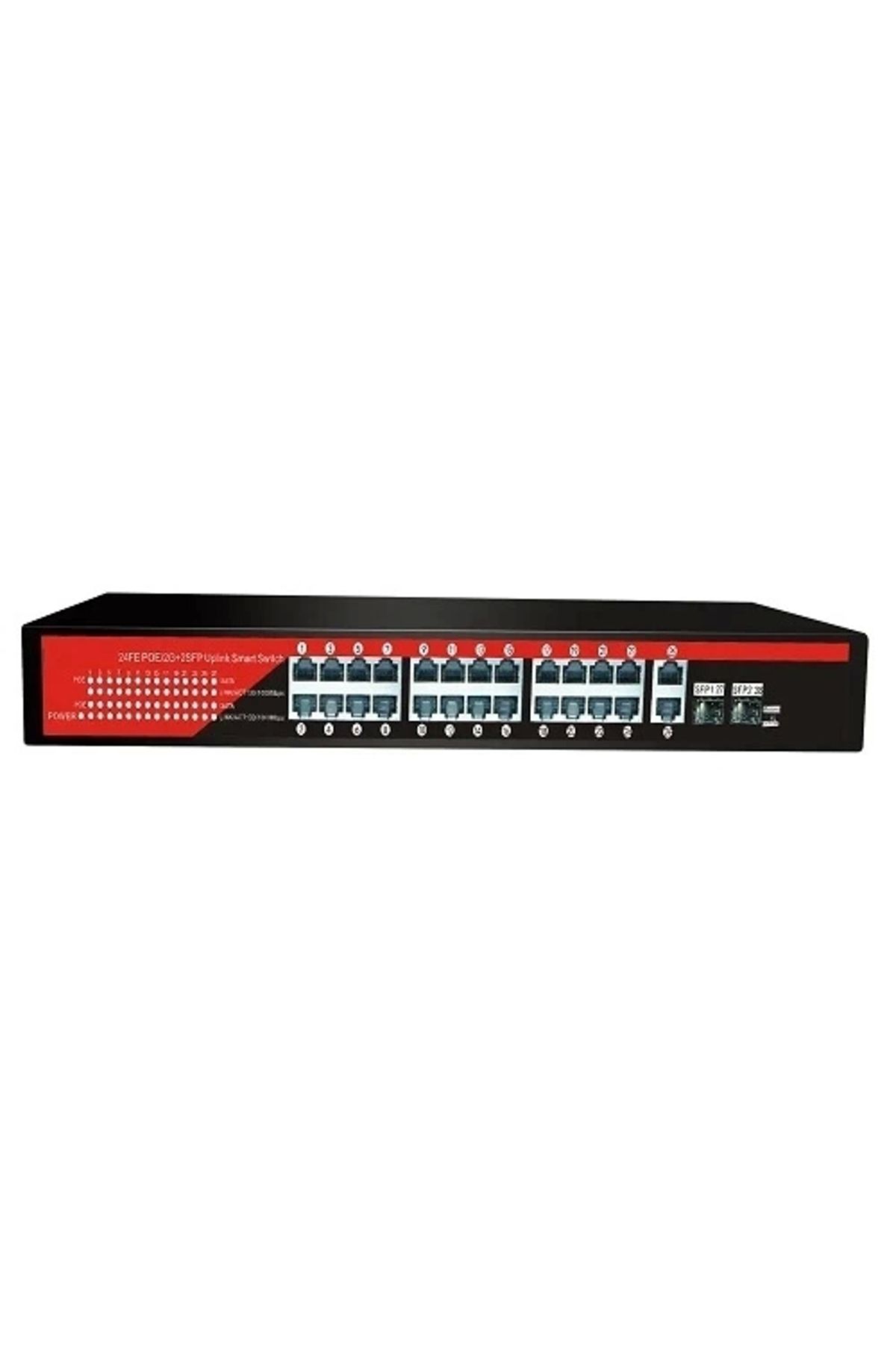 EZCOOL Ez-24psf-sfp 24port 24fe 2ge 2sfp Gıgabıt Poe Swıtch 320w