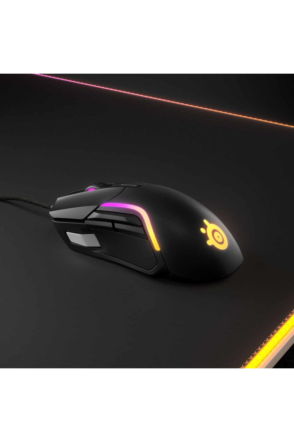 SteelSeries Ezg 5 Ssm62551 Optik 9 Tuş 18000 Cpı Rgb Kablolu Gaming (OYUNCU) Mouse Modern Tasarım 826334 Ezsn