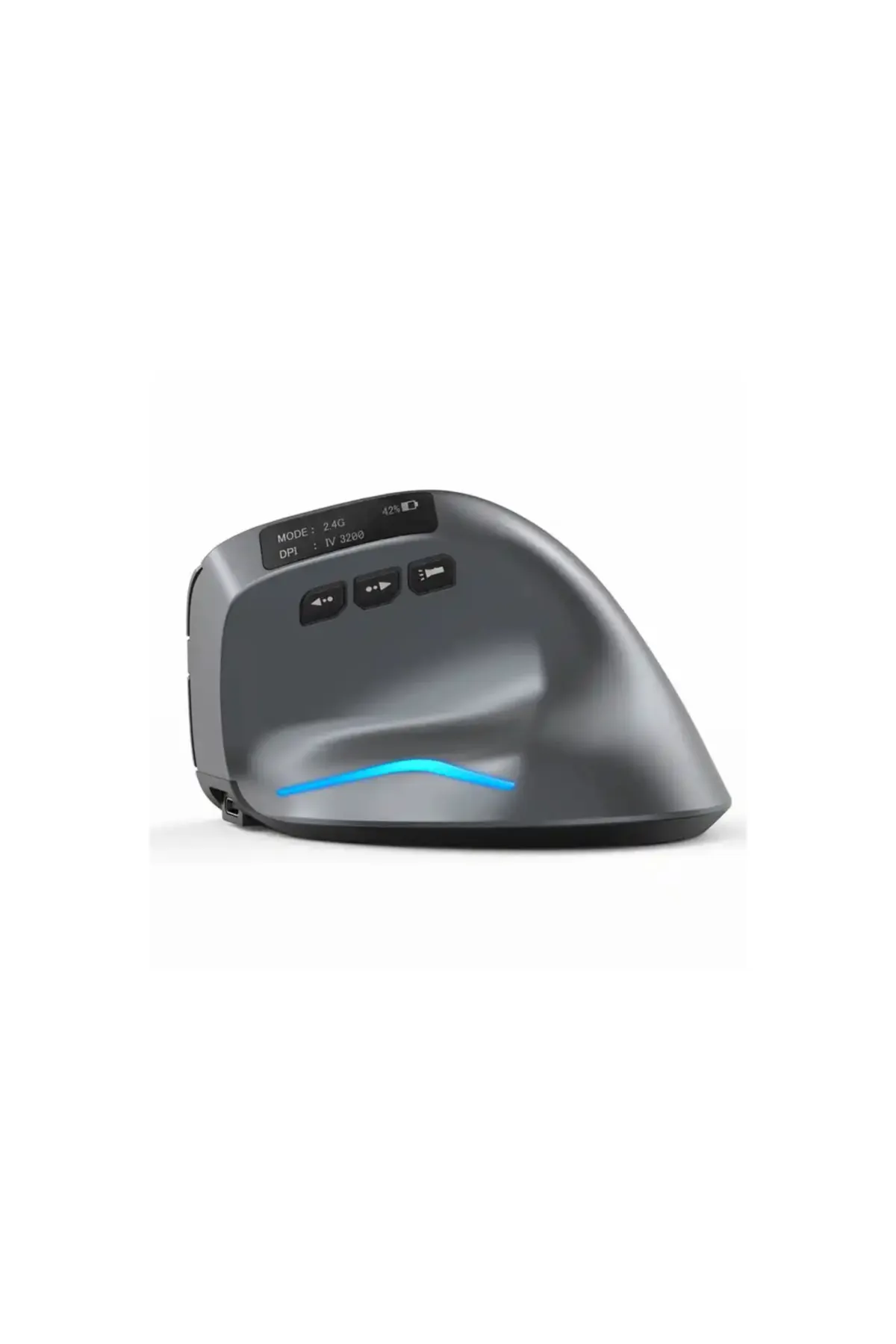 ZELOTES F-26C Dikey Ergonomik Bluetooth Led Ekran Mouse