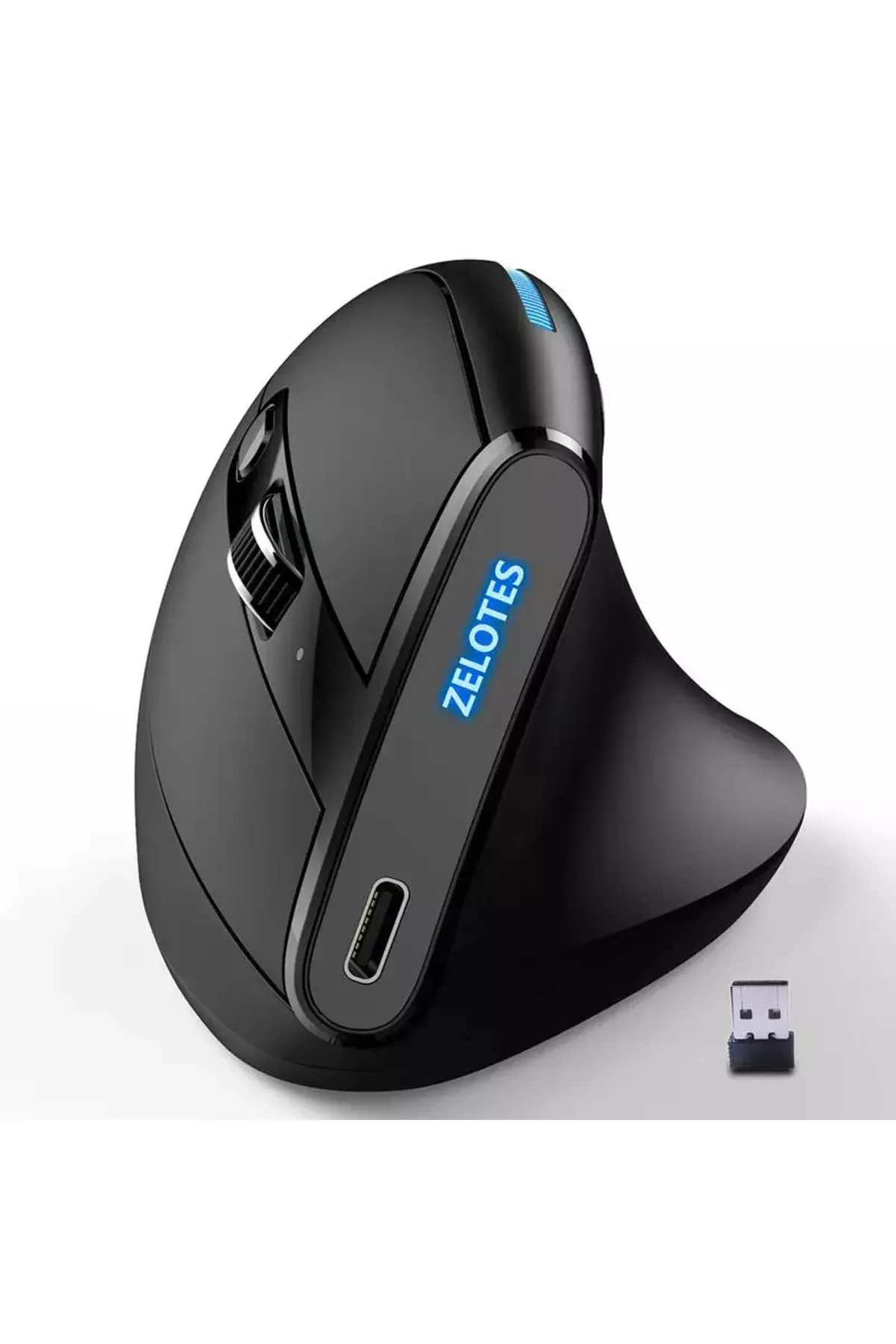 ZELOTES F-36a Oyuncu Dikey Ergonomik Mouse 2400dpı Sarjlı