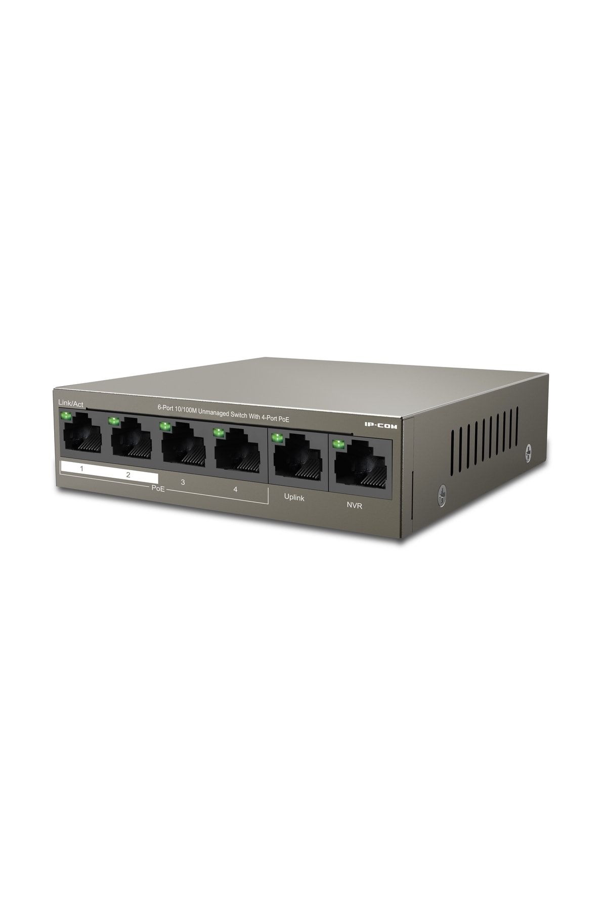 IP-COM F1106P-4-63W 5-Port 10/100MBPS Unmanaged Poe Desktop Switch