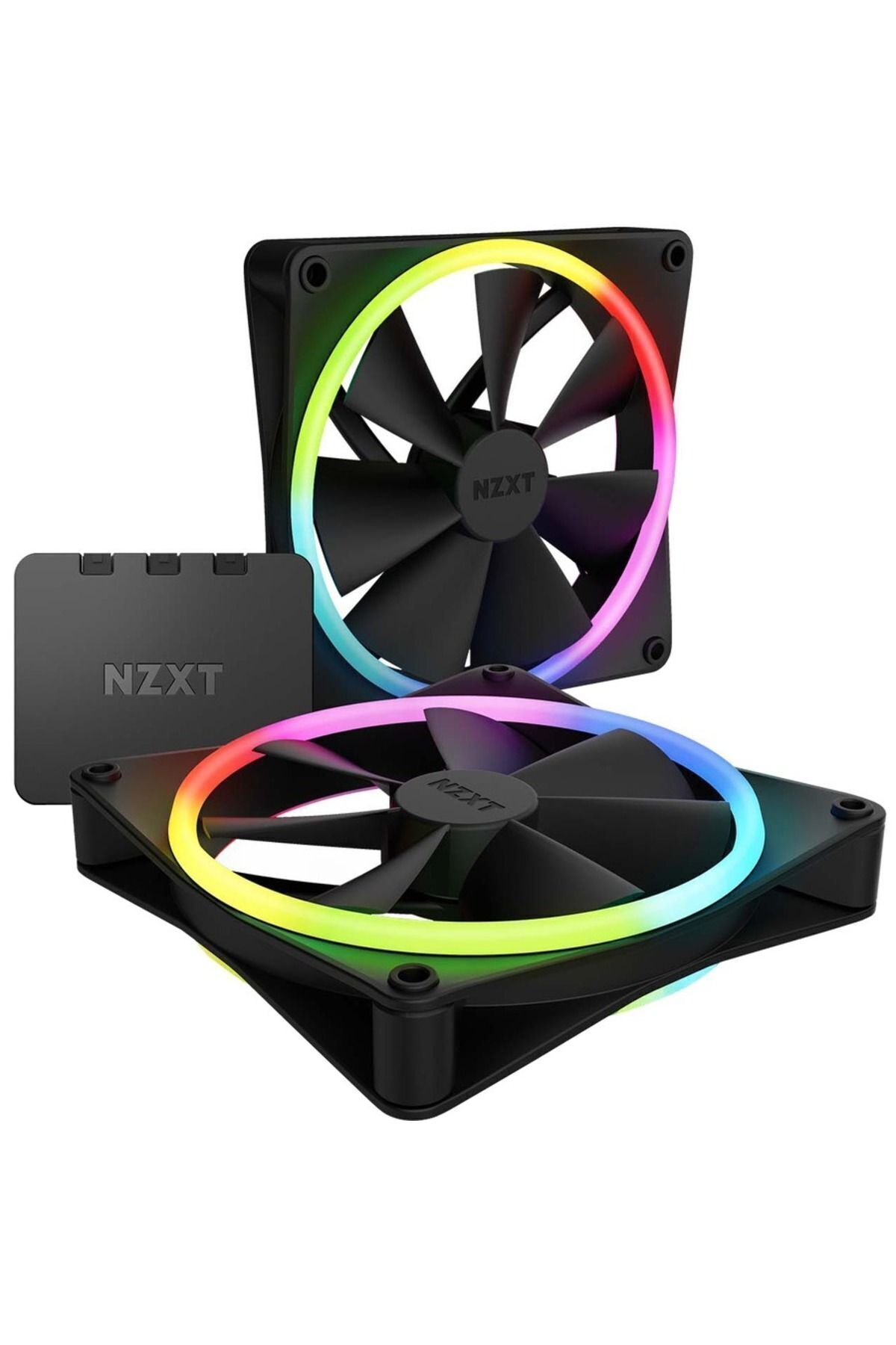 NZXT F140 Rgb Duo Siyah 2x140 Mm Fan Kontrolcü Rf-d14df-b1