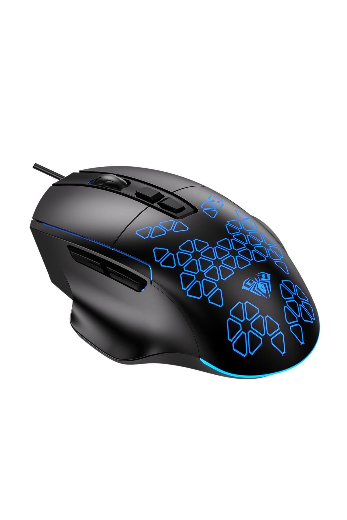 Aula F812 7200dpı Rgb 7 Tuşlu Makro Optik Gaming Oyuncu Mouse