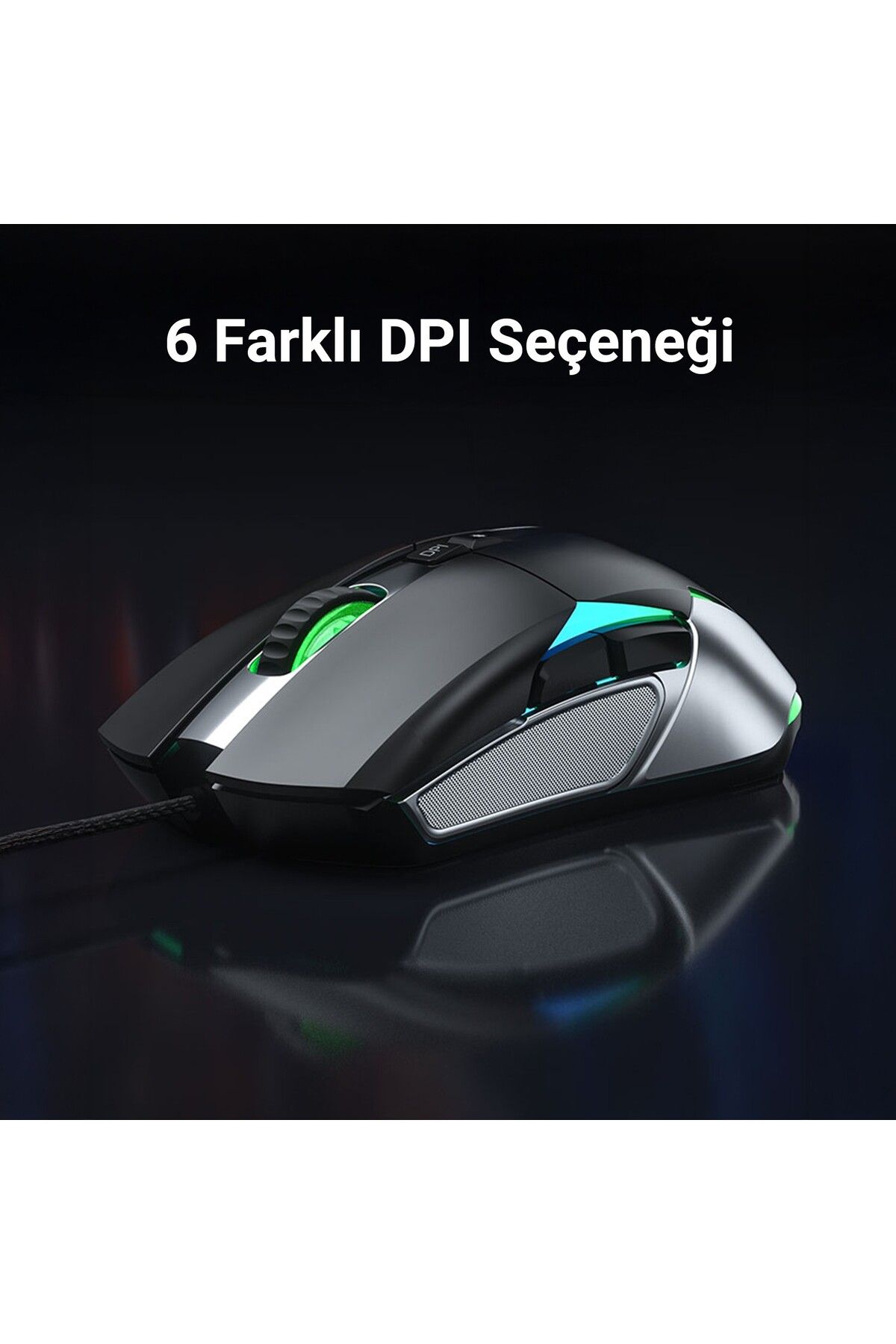 Aula F816 RGB Efektli 12800DPI Kablolu Optik Gaming Oyuncu Mouse