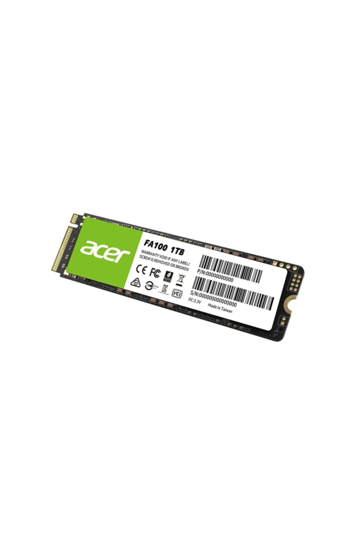 Acer Fa100-01tb Pcıe Gen3 M.2 3300mb-2700mb/s