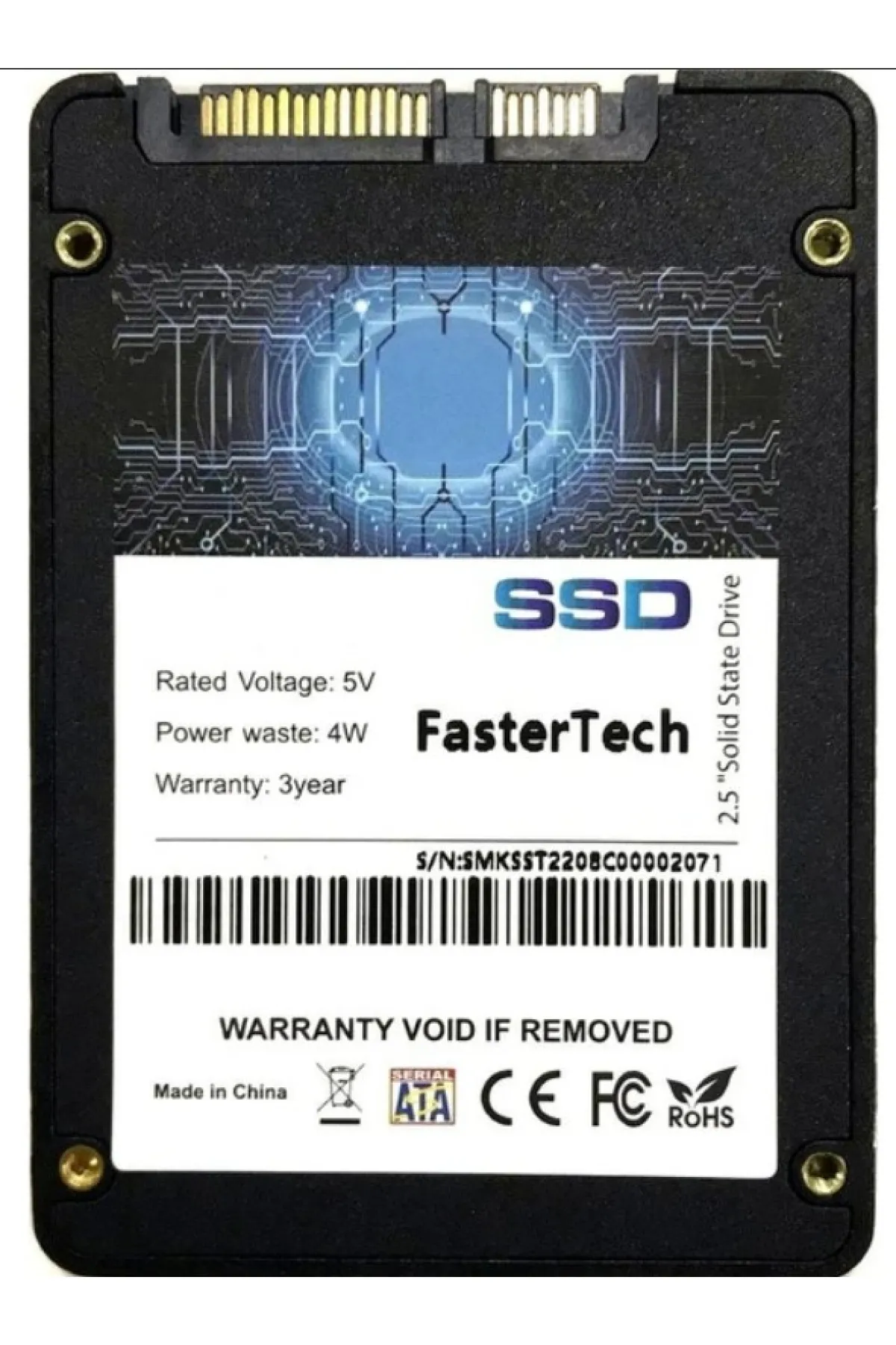 jetucuzal Fastertech 256GB 520MB / 480MB 2.5'' SSD Harddisk