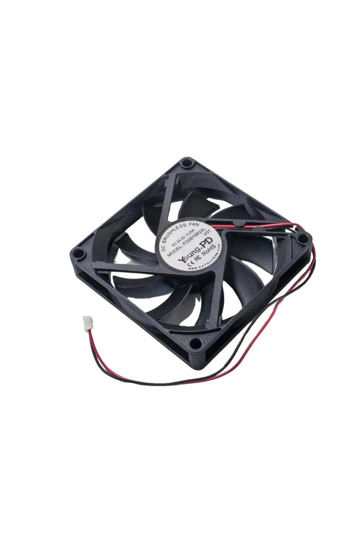 Motorobit FD0815R24L 80x80x15mm 24V 0.25A Fan - 2 Kablolu