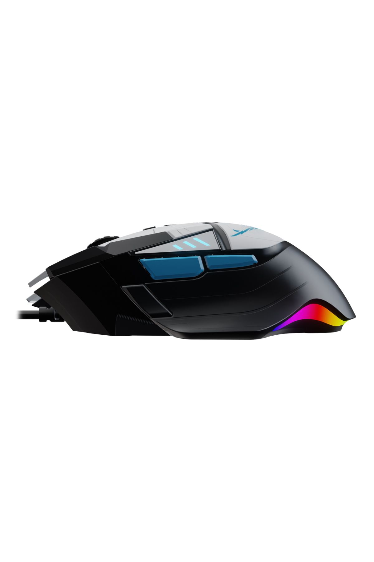 Xrades Felix Rgb Gaming Mouse 12800 Dpı 8 Tuşlu Drag Click Makrolu G502 Beyaz KDA