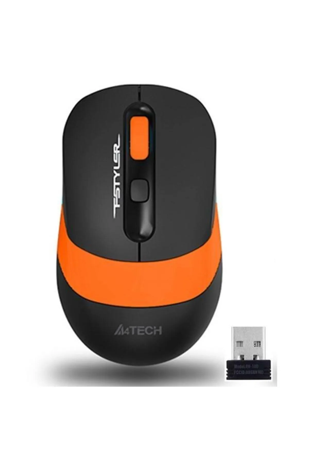 Genel Markalar Fg10 Kablosuz 2000dpi Optik Siyah/turuncu Mouse