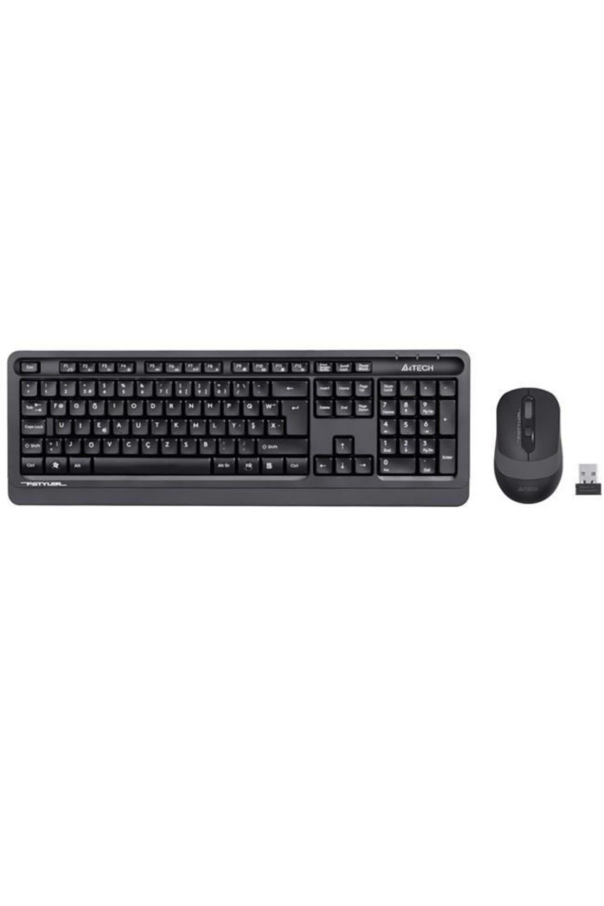 A4 Tech Fg1010 Q Türkçe Kablosuz Gri 2000dpi Klavye Mouse