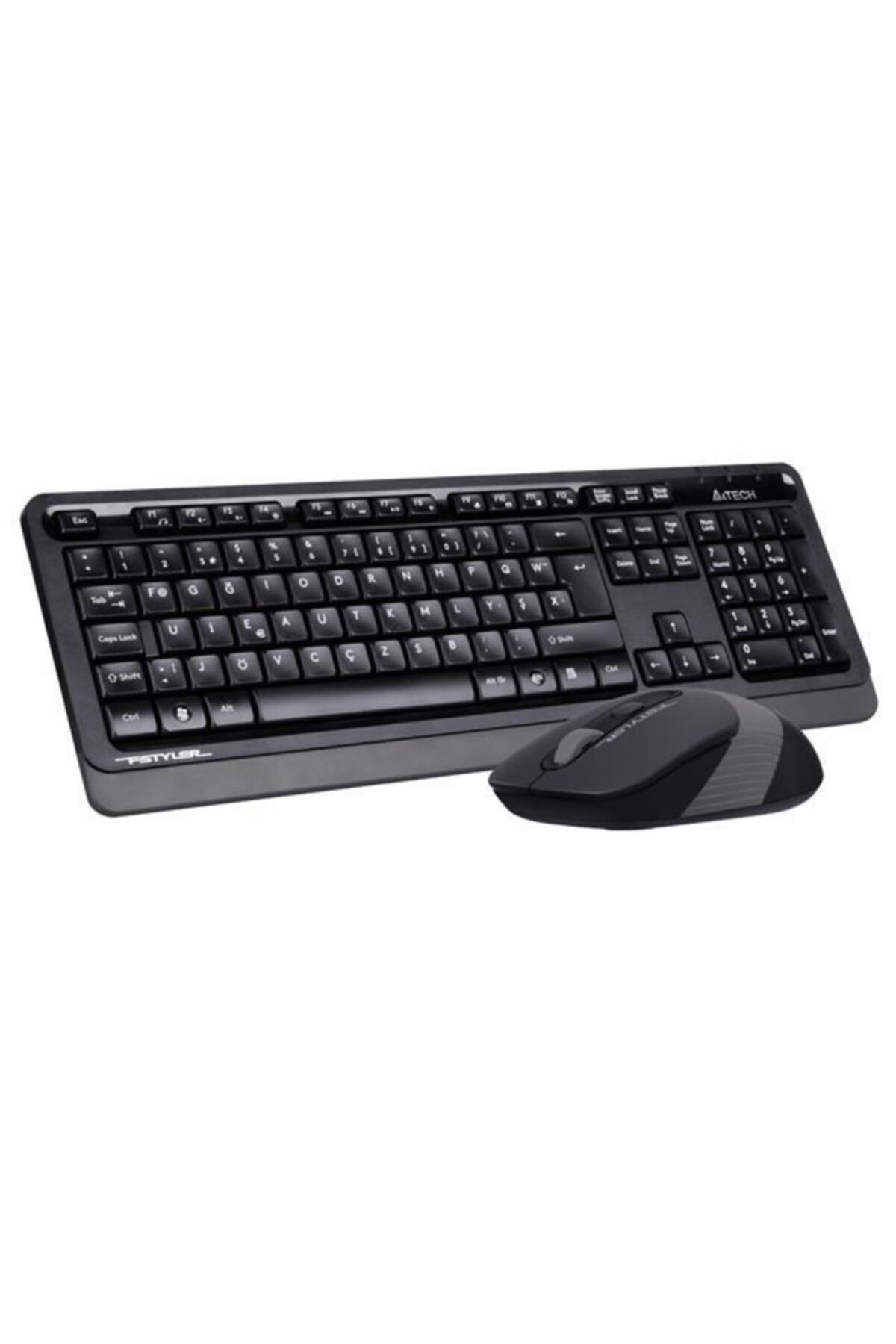 A4 Tech Fg1010 Q Türkçe Kablosuz Gri 2000dpi Klavye Mouse