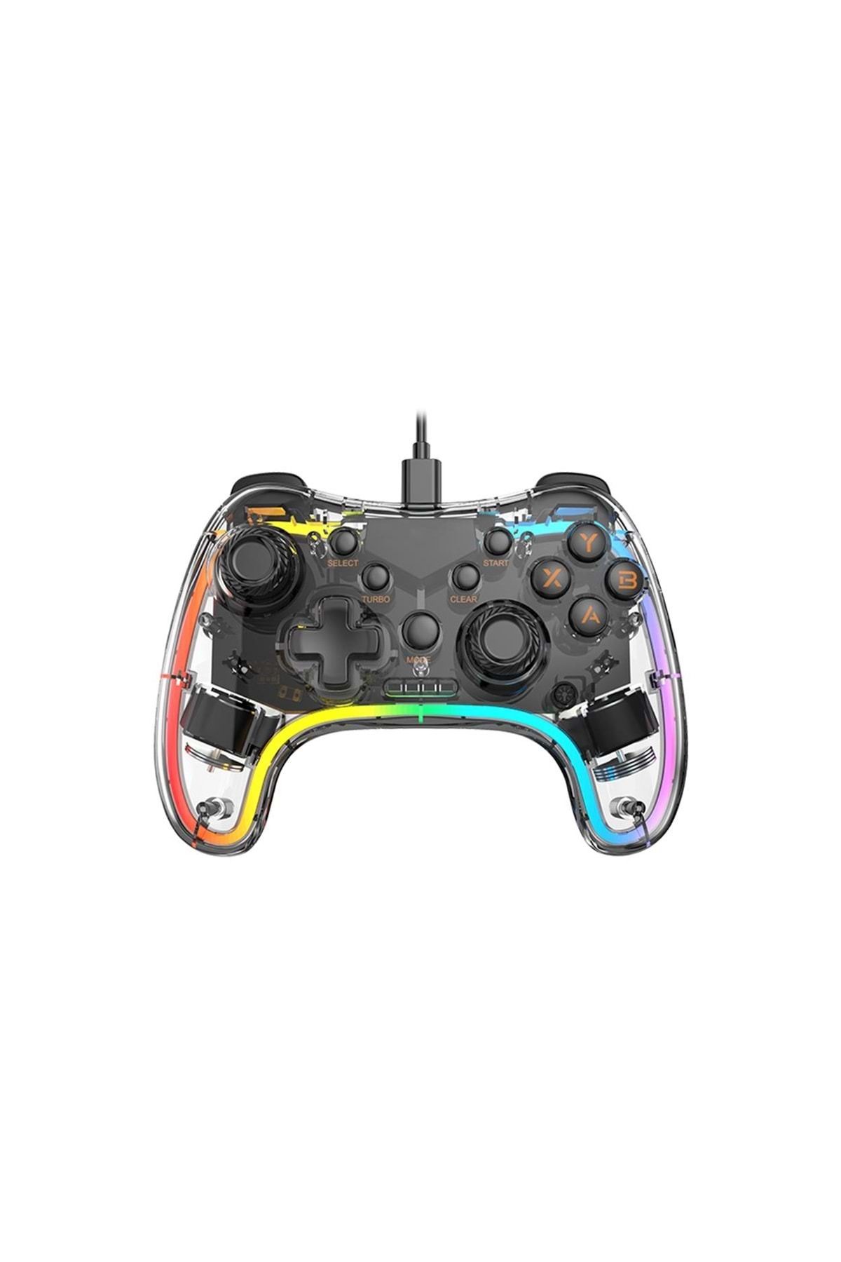 Frisby Fgp-3852kt Usb Android Tv Pv-ps3 Nintendo Rgb Işıklı Game Pad