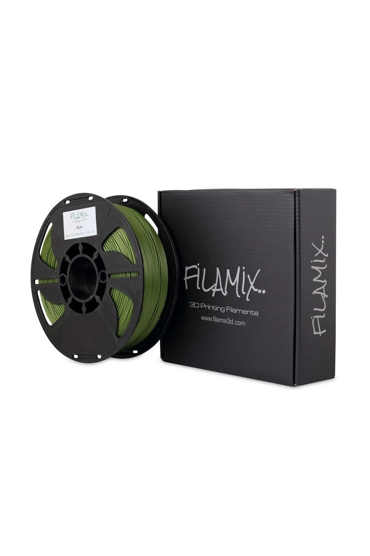 FİLAMİX Filamix Haki Yeşili Filament PLA + 1.75mm 1 KG Plus