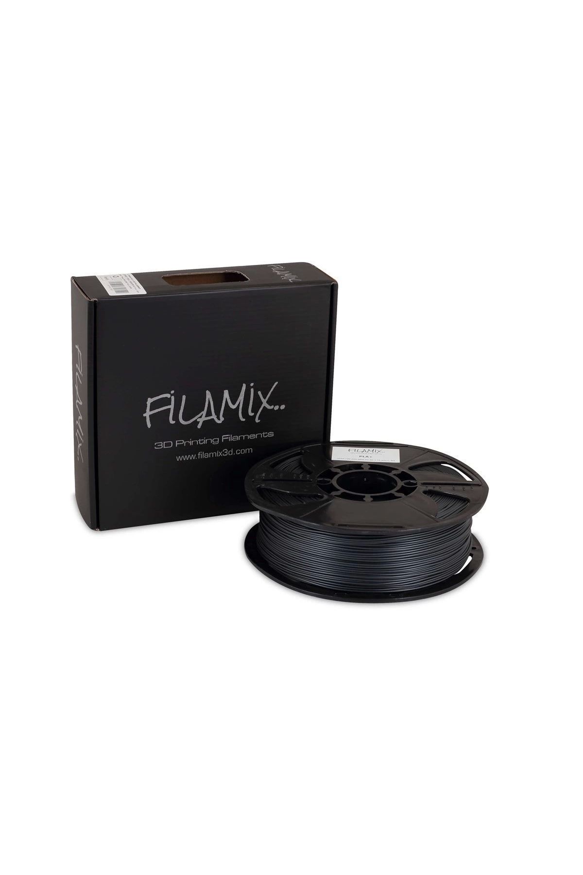 FİLAMİX Filamix Koyu GRİ Antrasit Filament PLA + 1.75mm 1 KG Plus