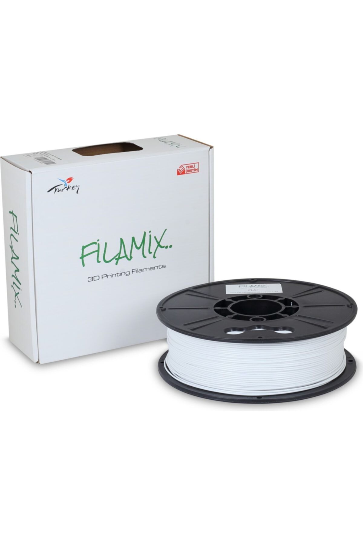 Genel Markalar Filamix Pla 1.75 Mm Filament 1 Kg Plus - Beyaz