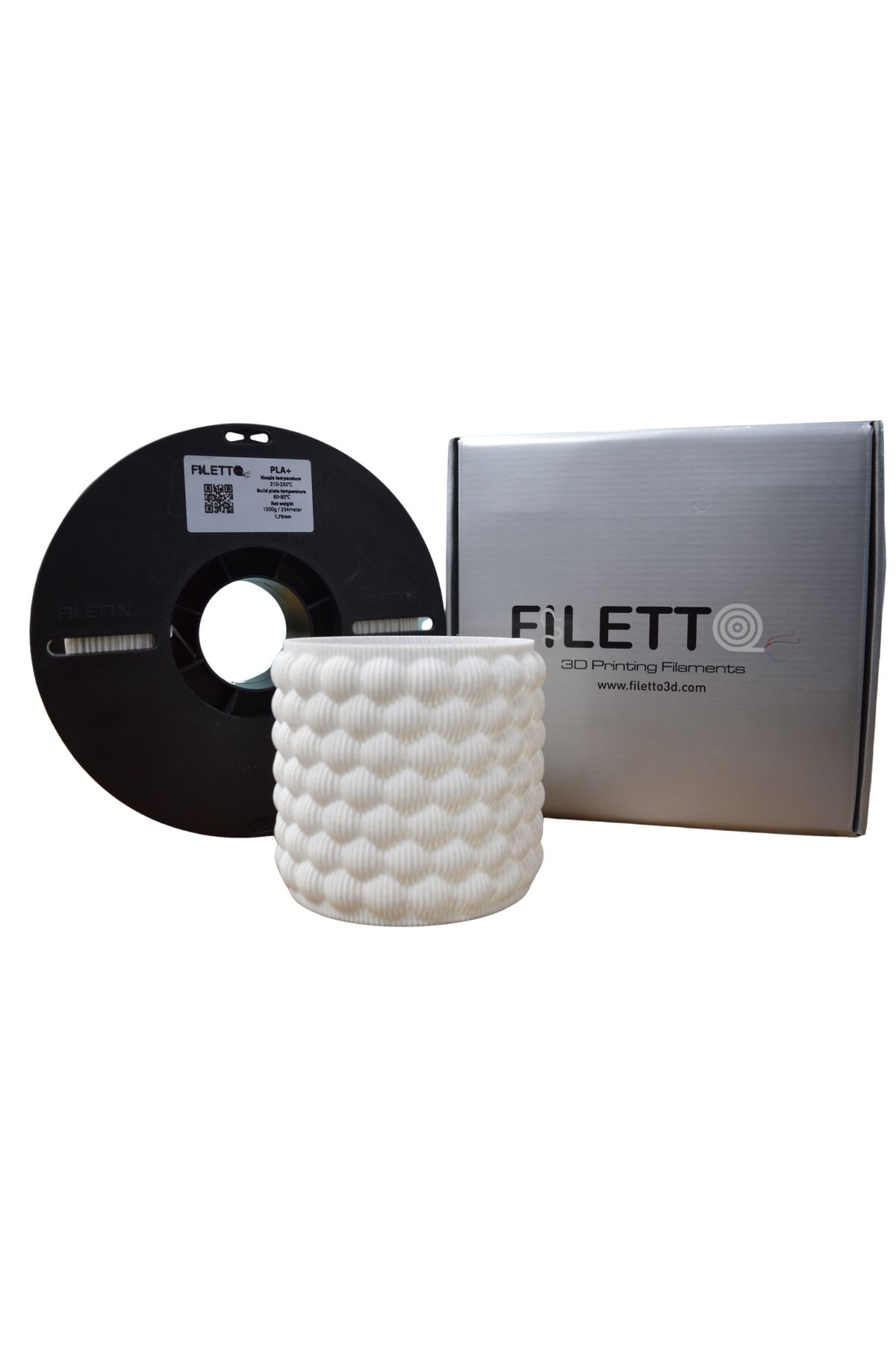 FİLETTO Filetto Pla+ Filament 1.75mm 1 KG - Mermer