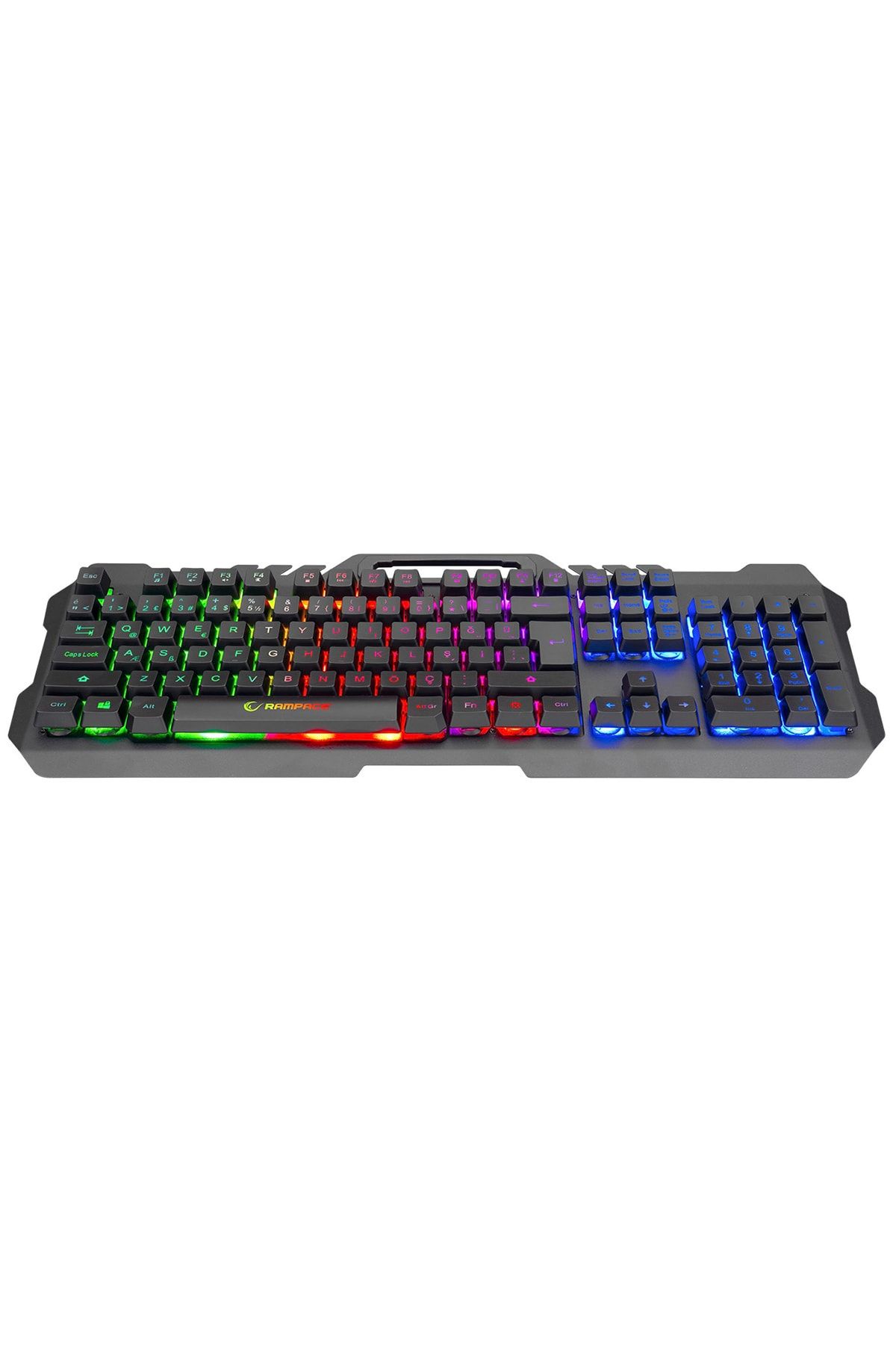 Rampage Fitment Rgb Gaming Combo Oyuncu Klavye Mouse Kulaklık Mousepad Set (Rampage Türkiye Garantili)