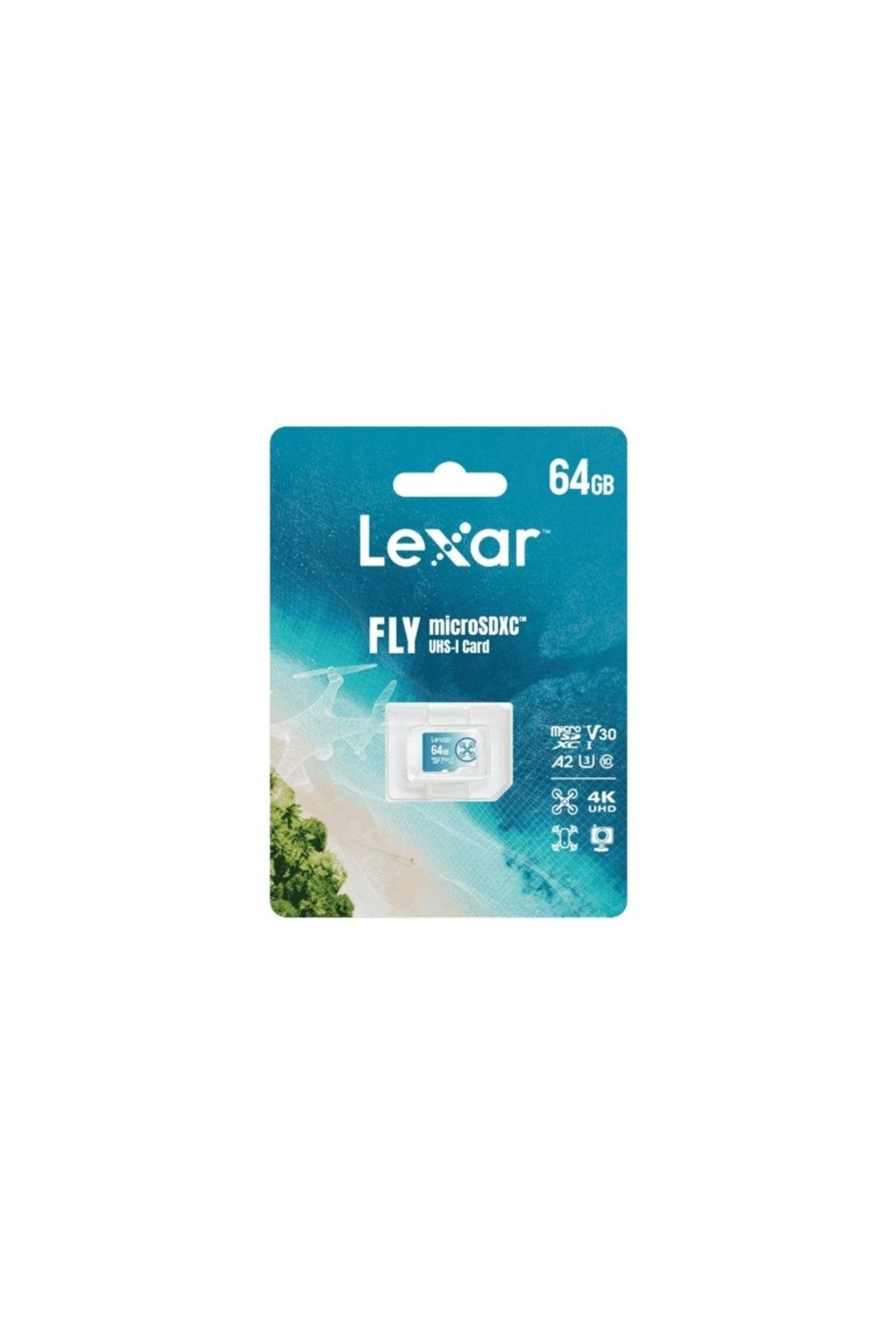 Lexar Fly High-performance 64gb 1066x Microsdxc™ Uhs-ı 160mb/s Okuma 60mb/s Yazma Micro Sd Hafıza Kartı