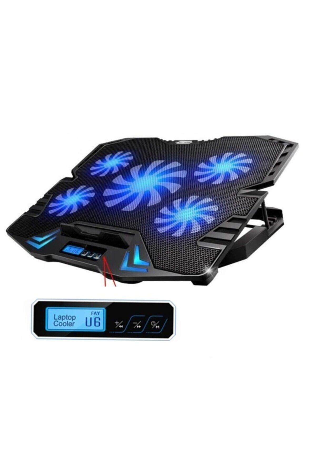 GameFruy Fnc-5232st Gs5 Plus+ Kumandalı 5 Fanlı Pro Gaming Notebook Laptop Soğutucu Stand