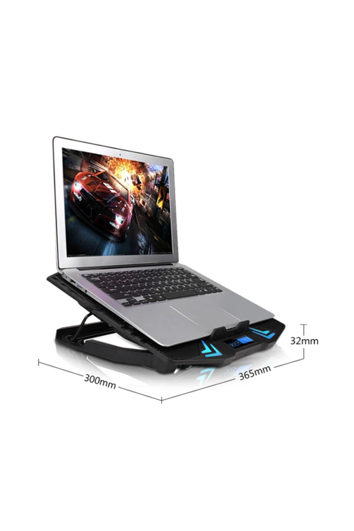 GameFruy Fnc-5232st Gs5 Plus+ Kumandalı 5 Fanlı Pro Gaming Notebook Laptop Soğutucu Stand