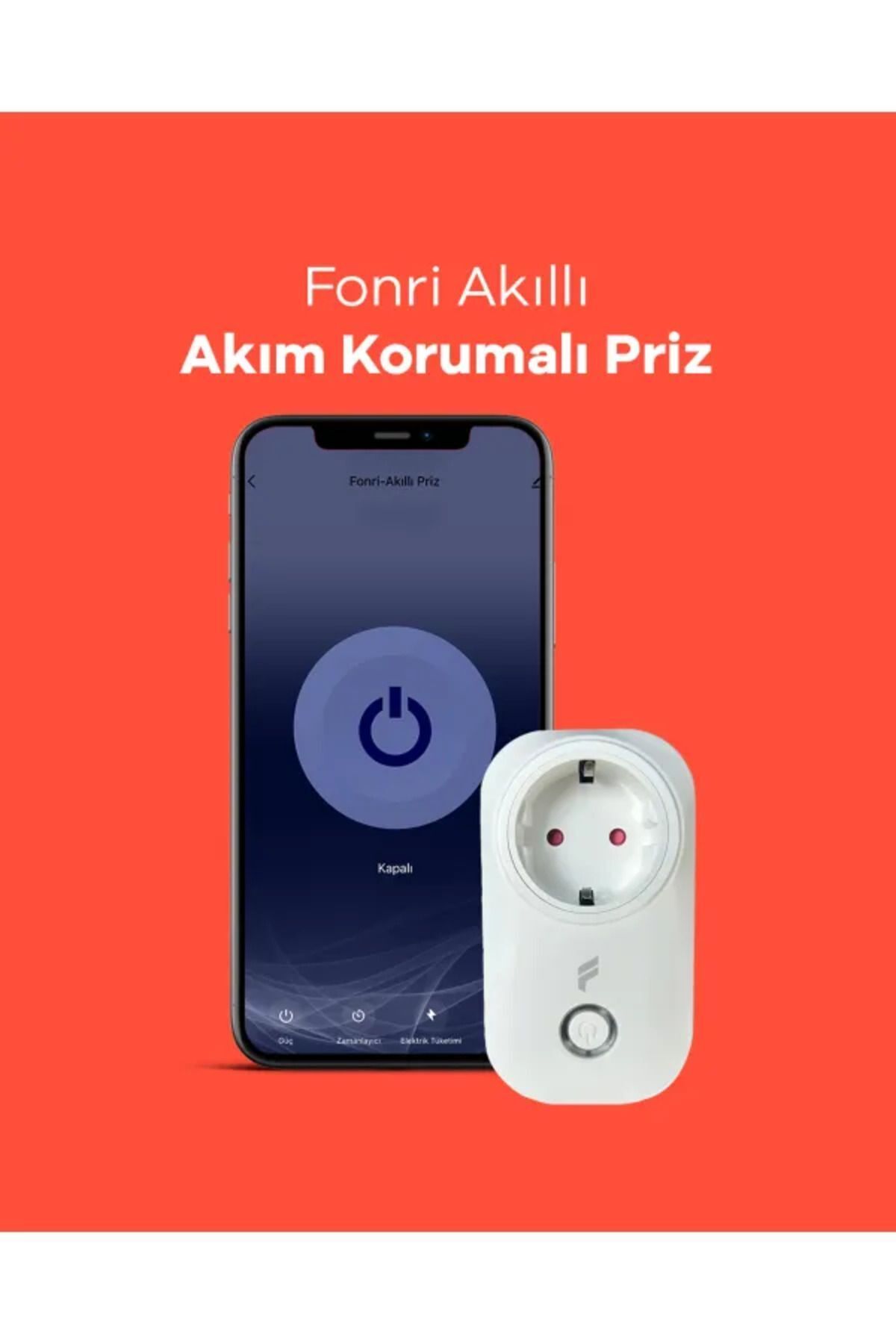 AlGeliyo Fonri Akım Korumalı Priz