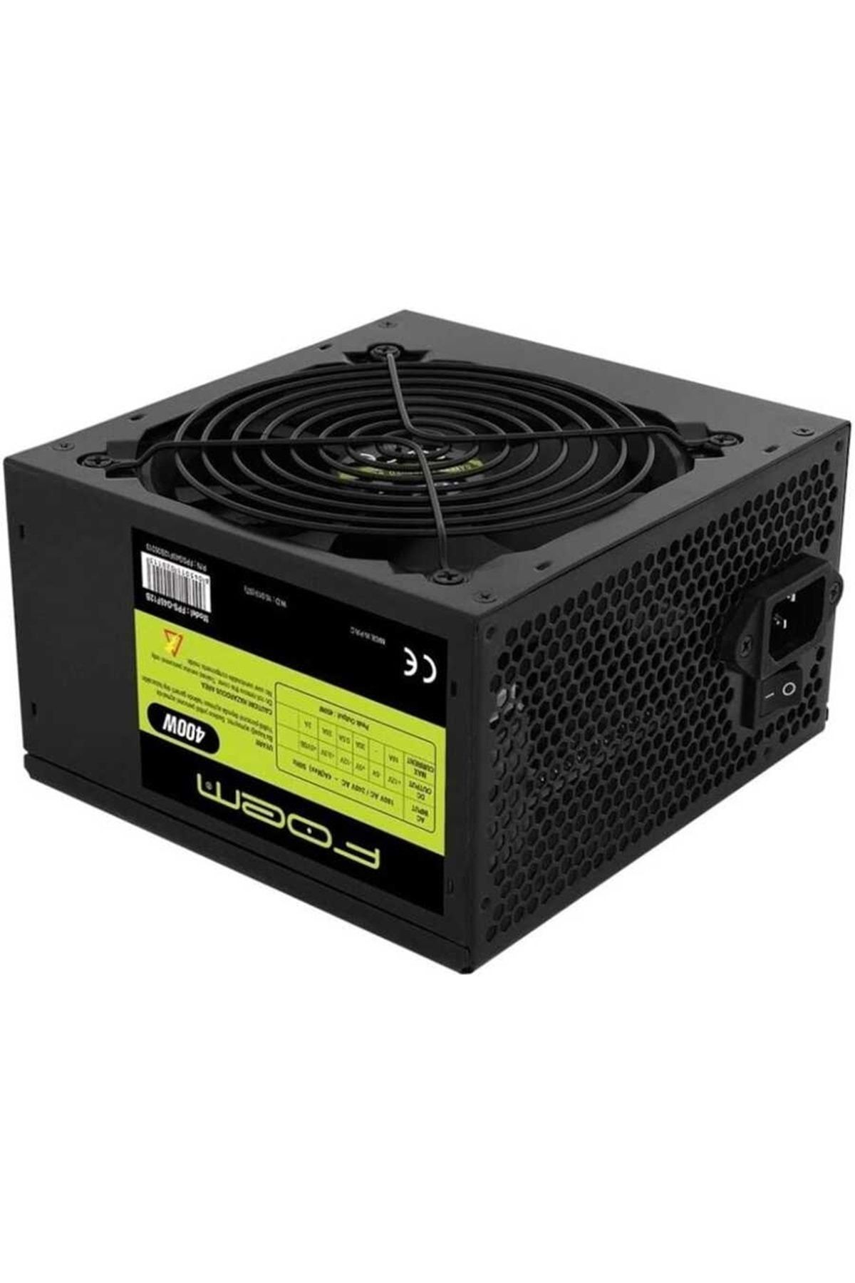 FOEM Fps-g40f12 V2 Black 400w 120mm Sessiz Fanlı Power Supply Pc Güç Kaynağı