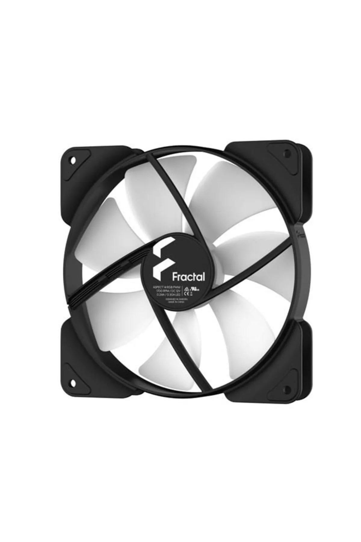 Hızlı Stok Fractal Design Aspect 14 RGB PWM Adreslenebilir RGB 41 CFM 1000RPM Kasa Fanı (FD-F-AS1-1405)